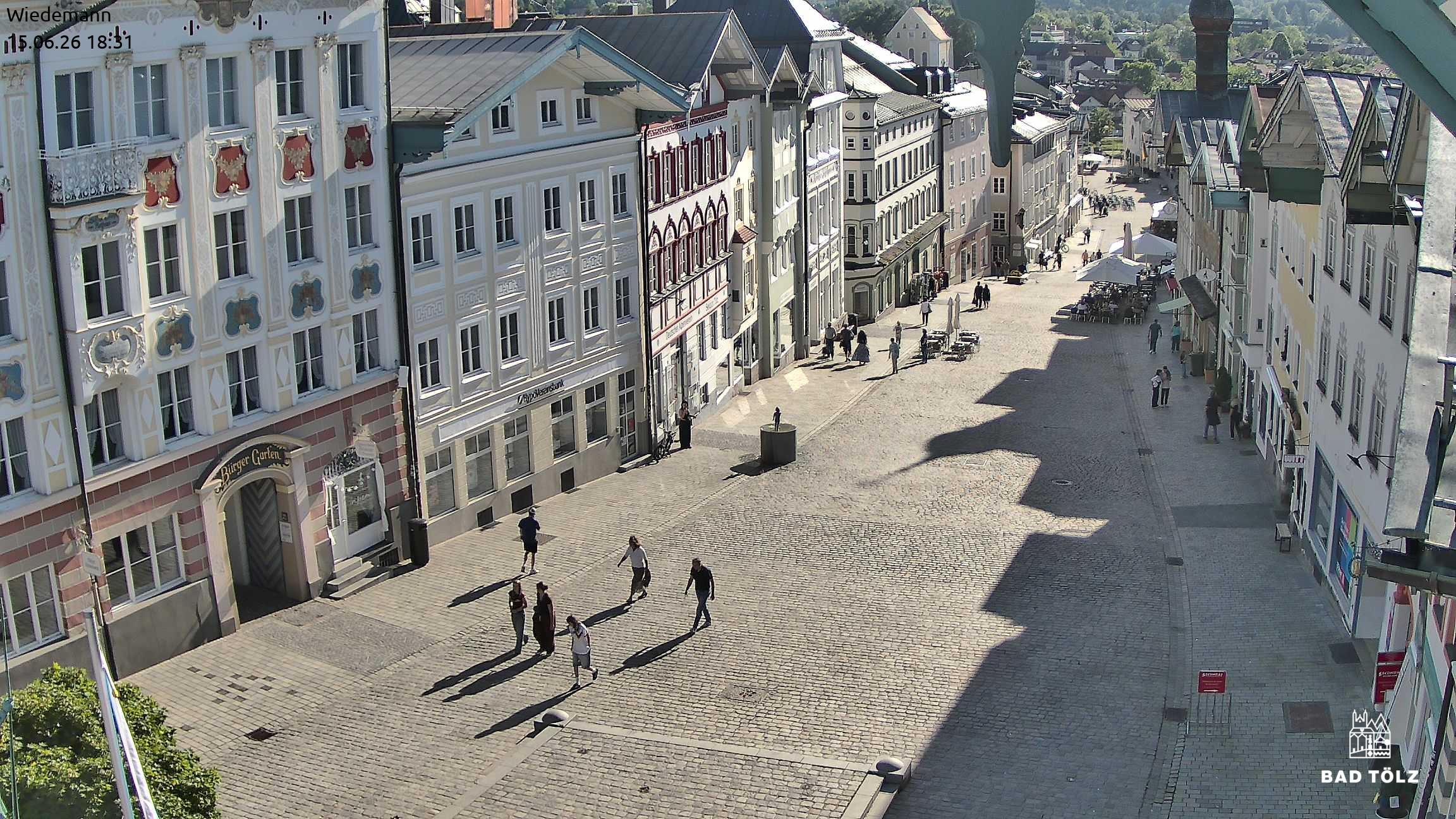 Archived image Webcam Bad Tölz - Marktstraße