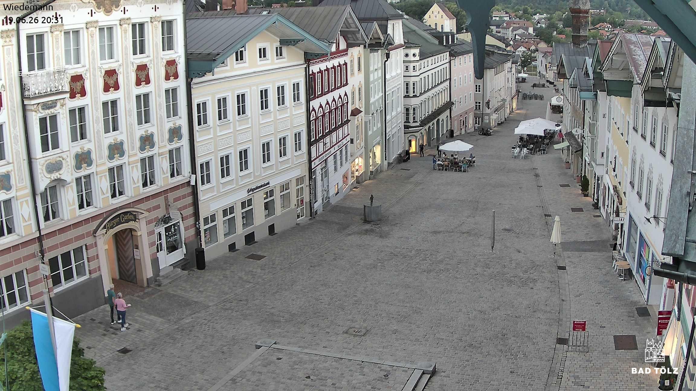 Archived image Webcam Bad Tölz - Marktstraße
