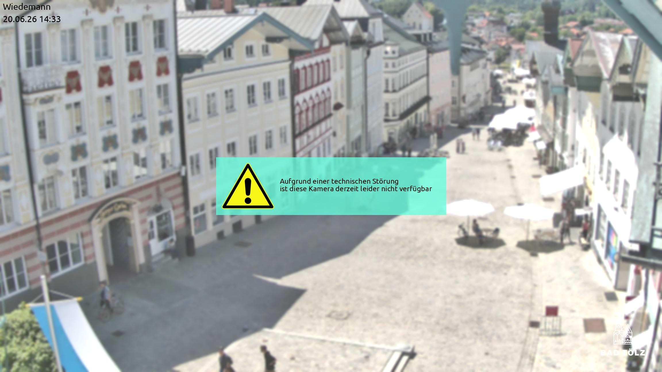 Archiv Foto Webcam Obere Marktstraße Bad Tölz