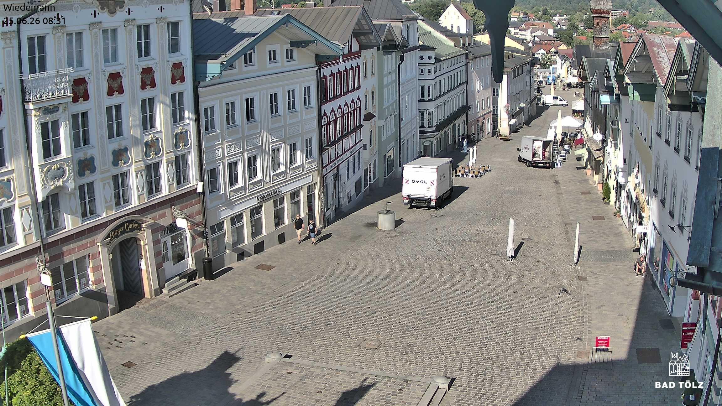 Archived image Webcam Bad Tölz - Marktstraße