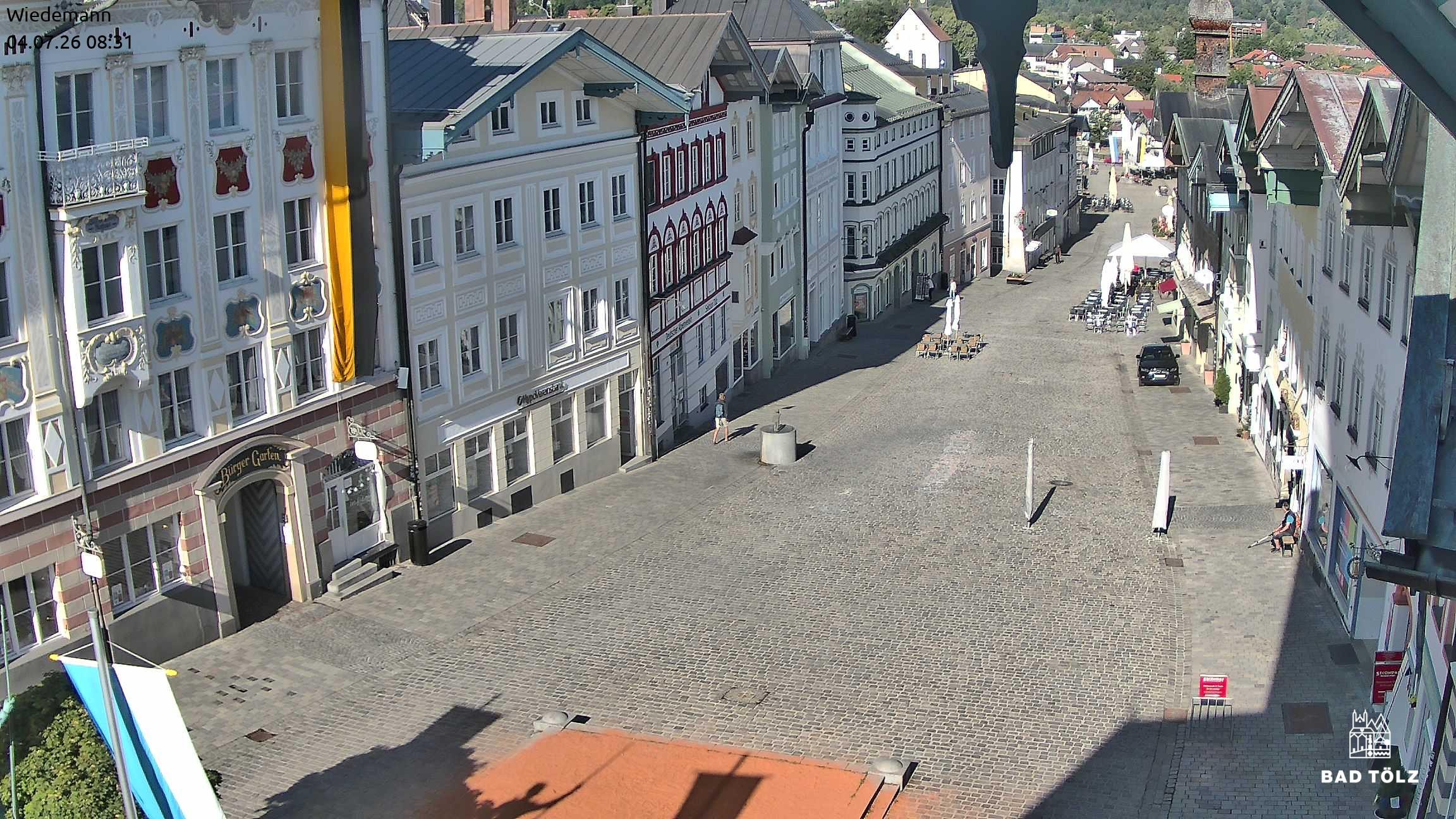 Archived image Webcam Bad Tölz - Marktstraße