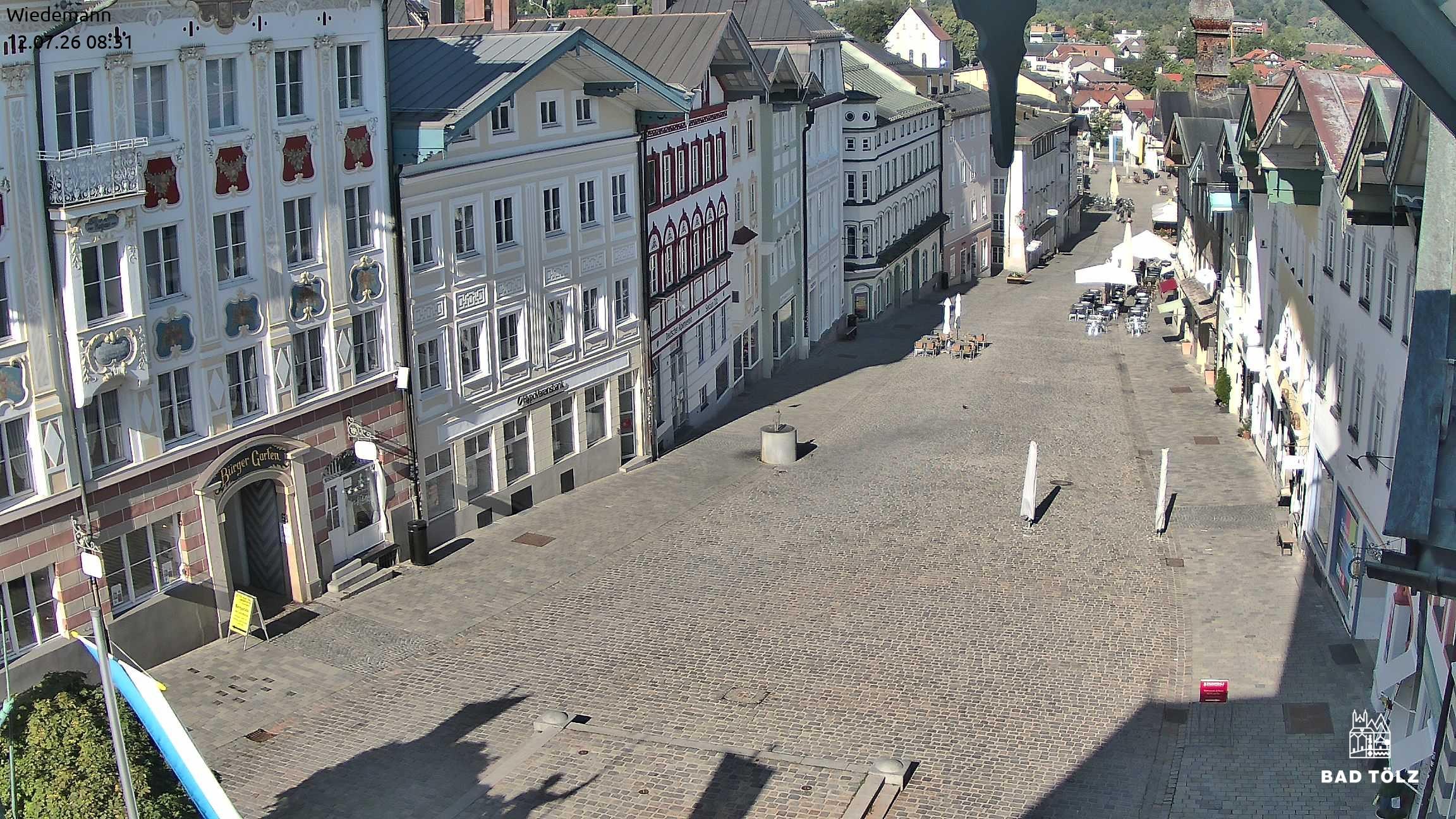 Archived image Webcam Bad Tölz - Marktstraße