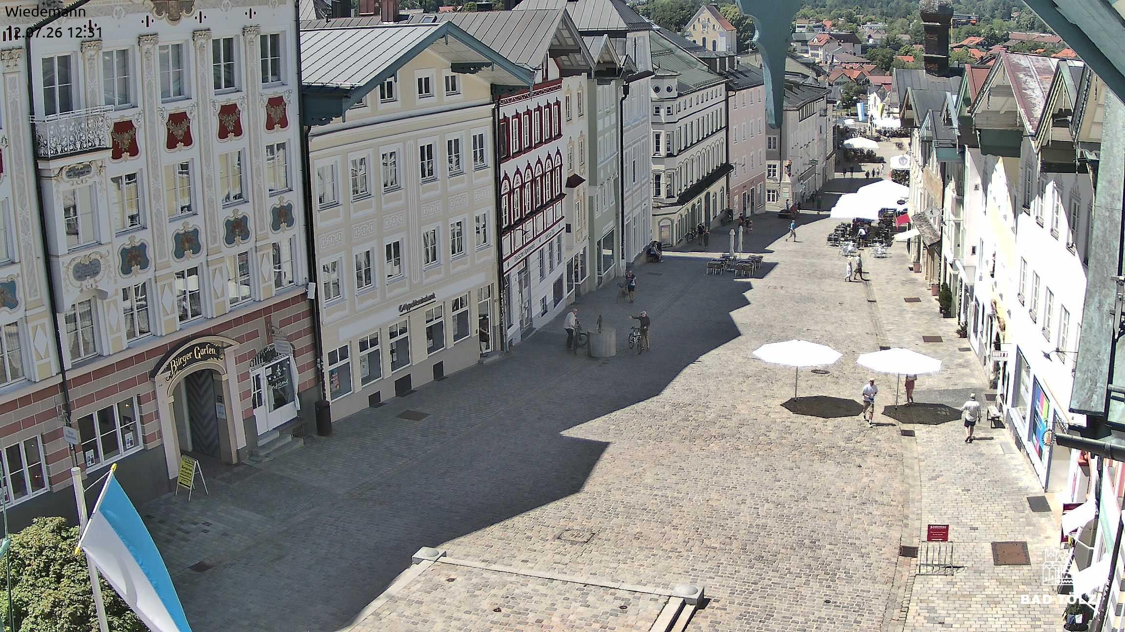 Archived image Webcam Bad Tölz - Marktstraße