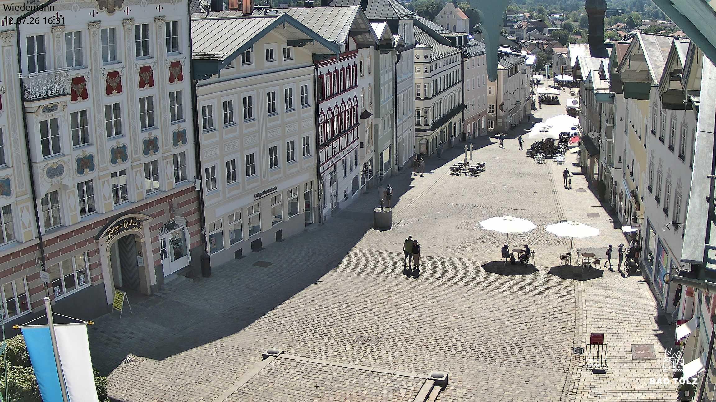 Archived image Webcam Bad Tölz - Marktstraße