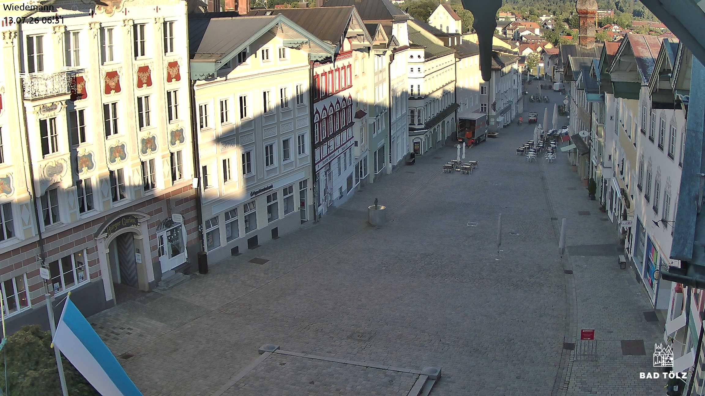 Archived image Webcam Bad Tölz - Marktstraße