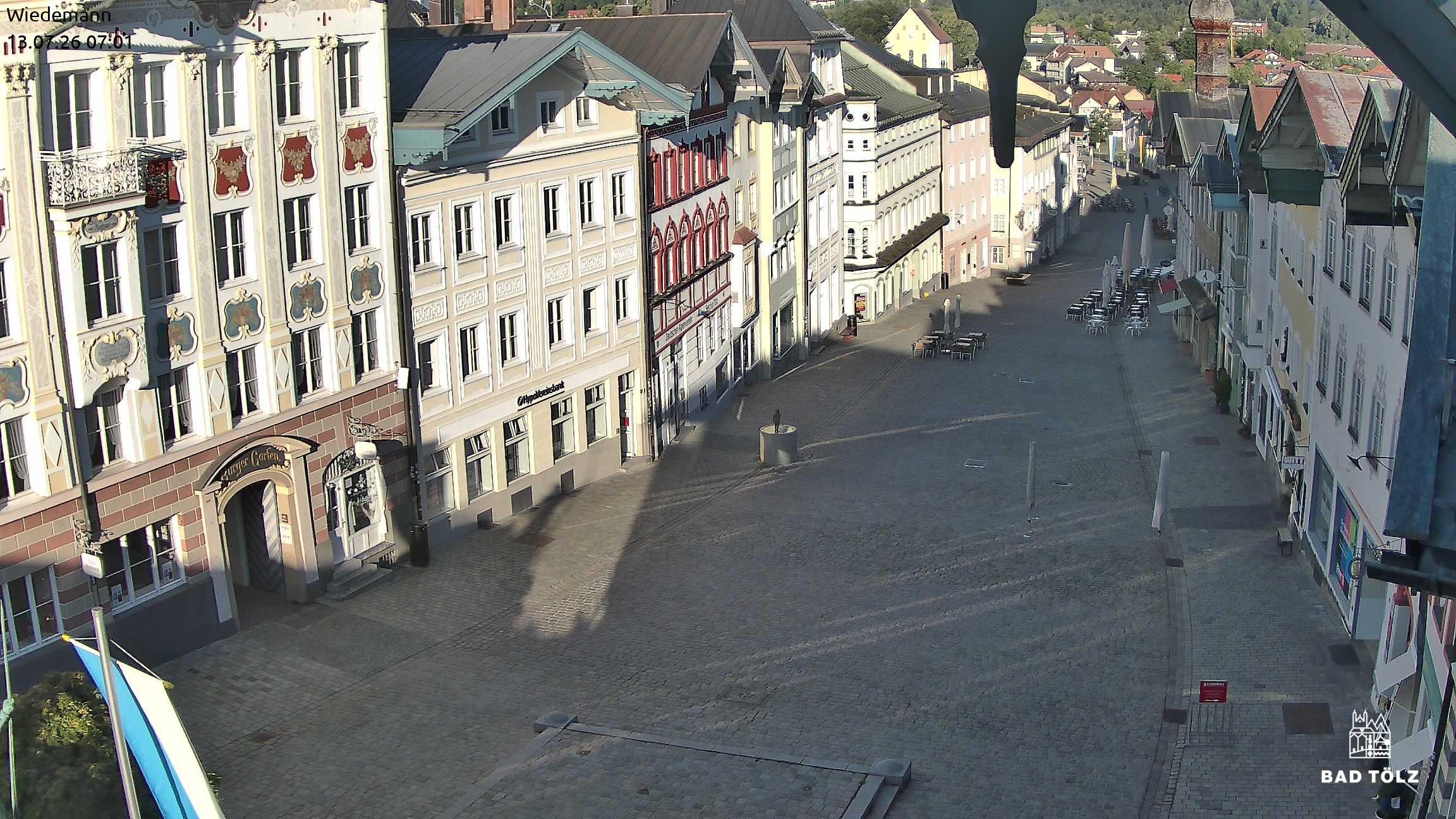 Archived image Webcam Bad Tölz - Marktstraße
