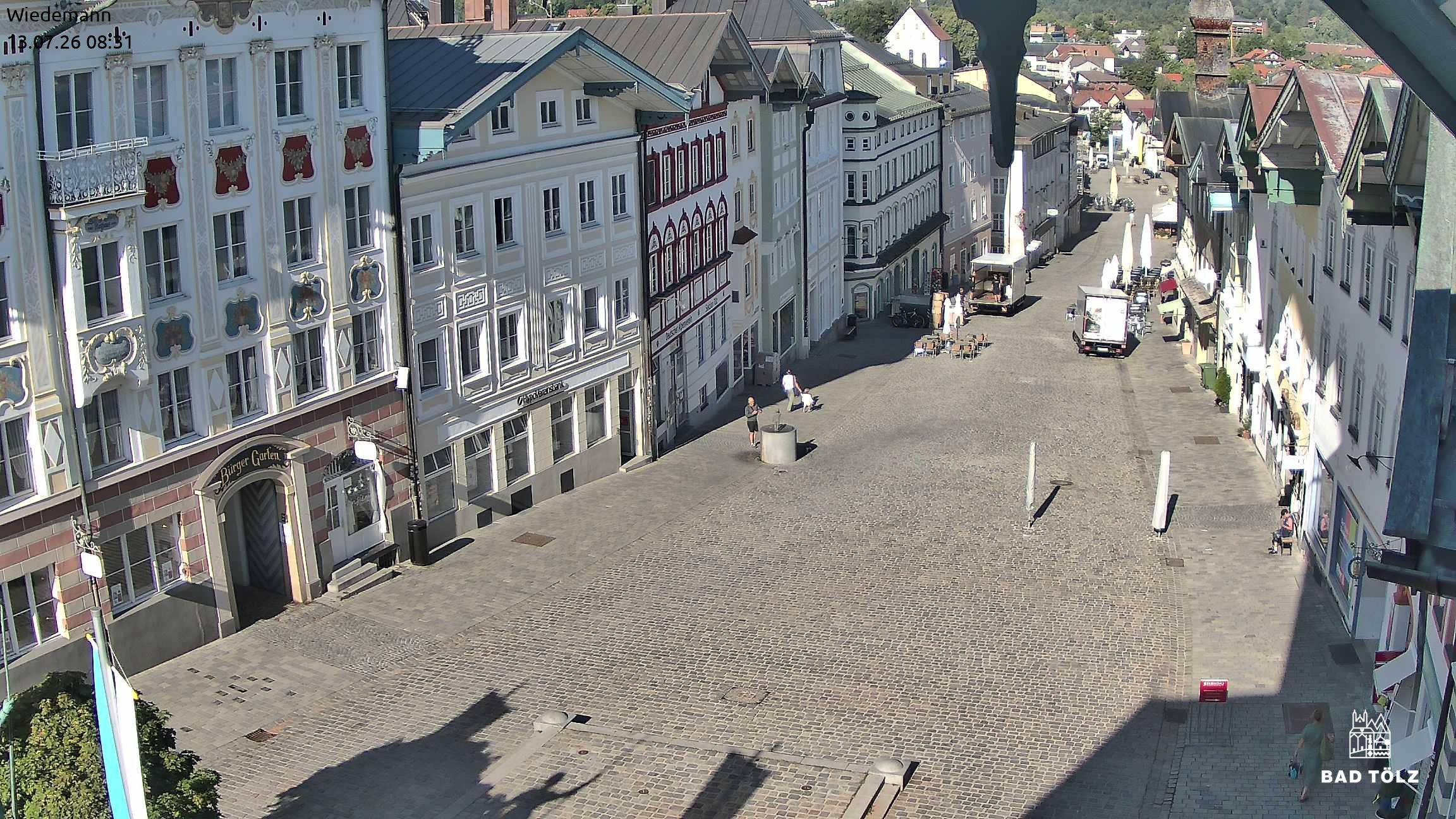 Archived image Webcam Bad Tölz - Marktstraße