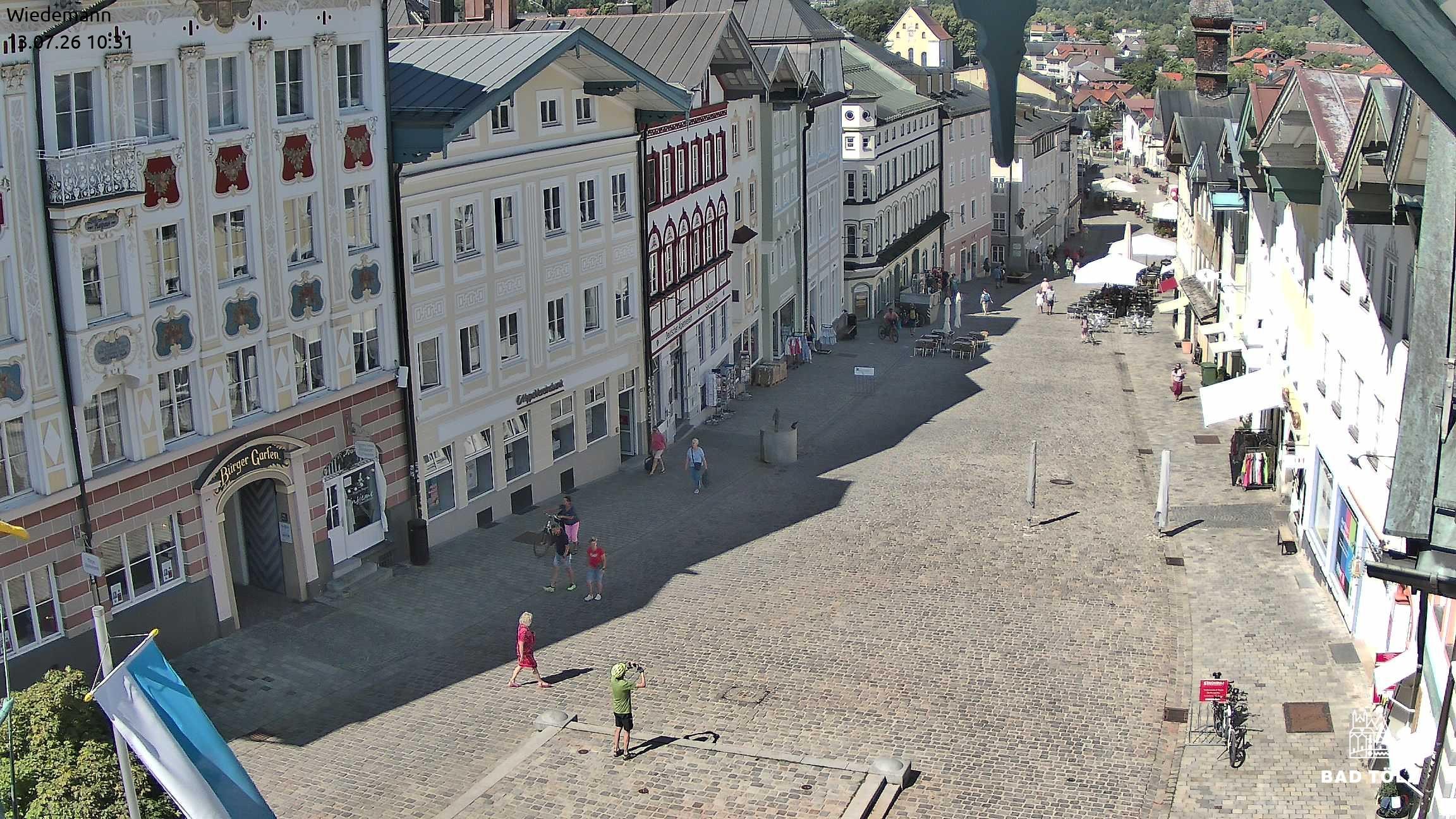 Archived image Webcam Bad Tölz - Marktstraße