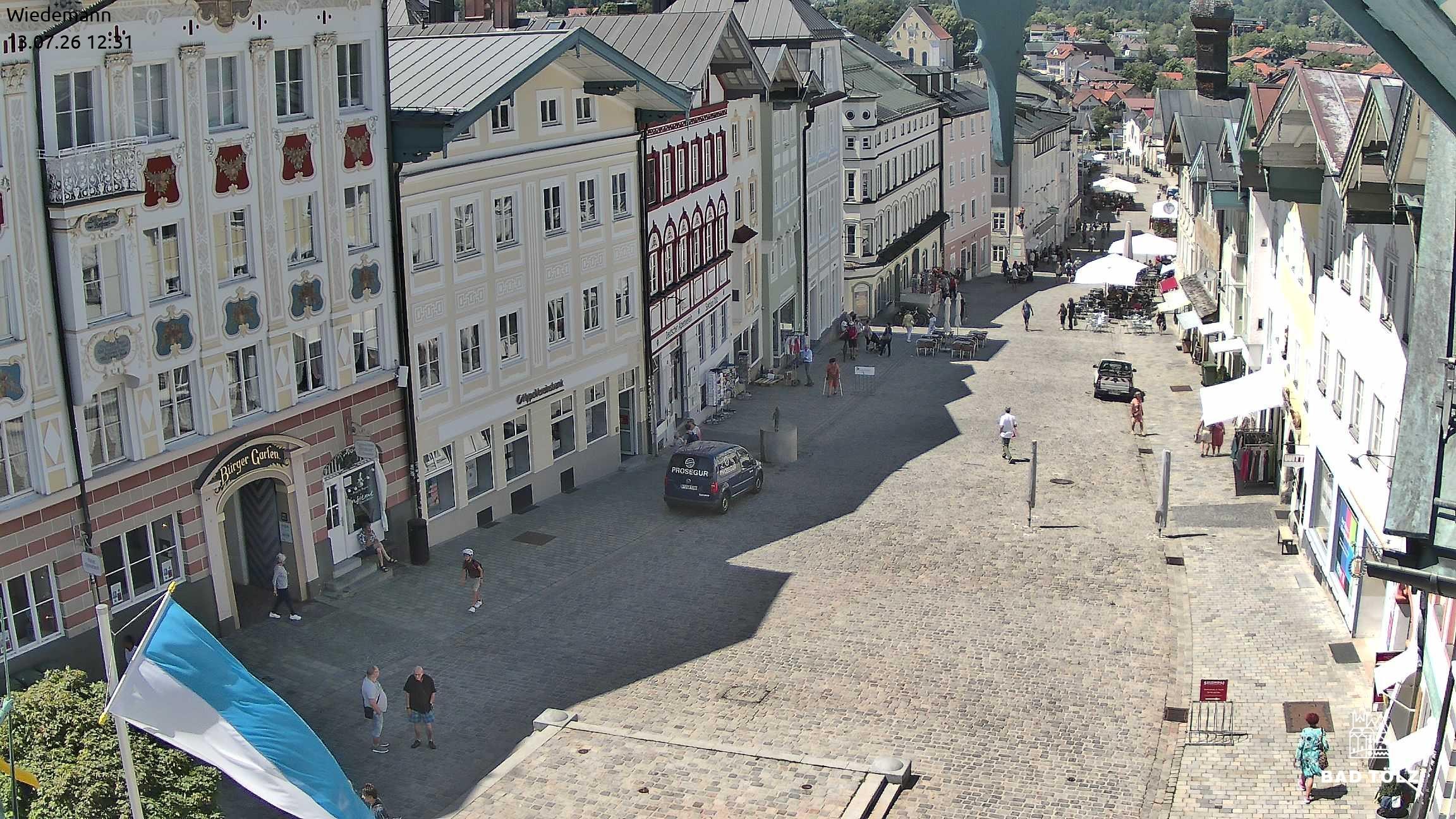 Archived image Webcam Bad Tölz - Marktstraße