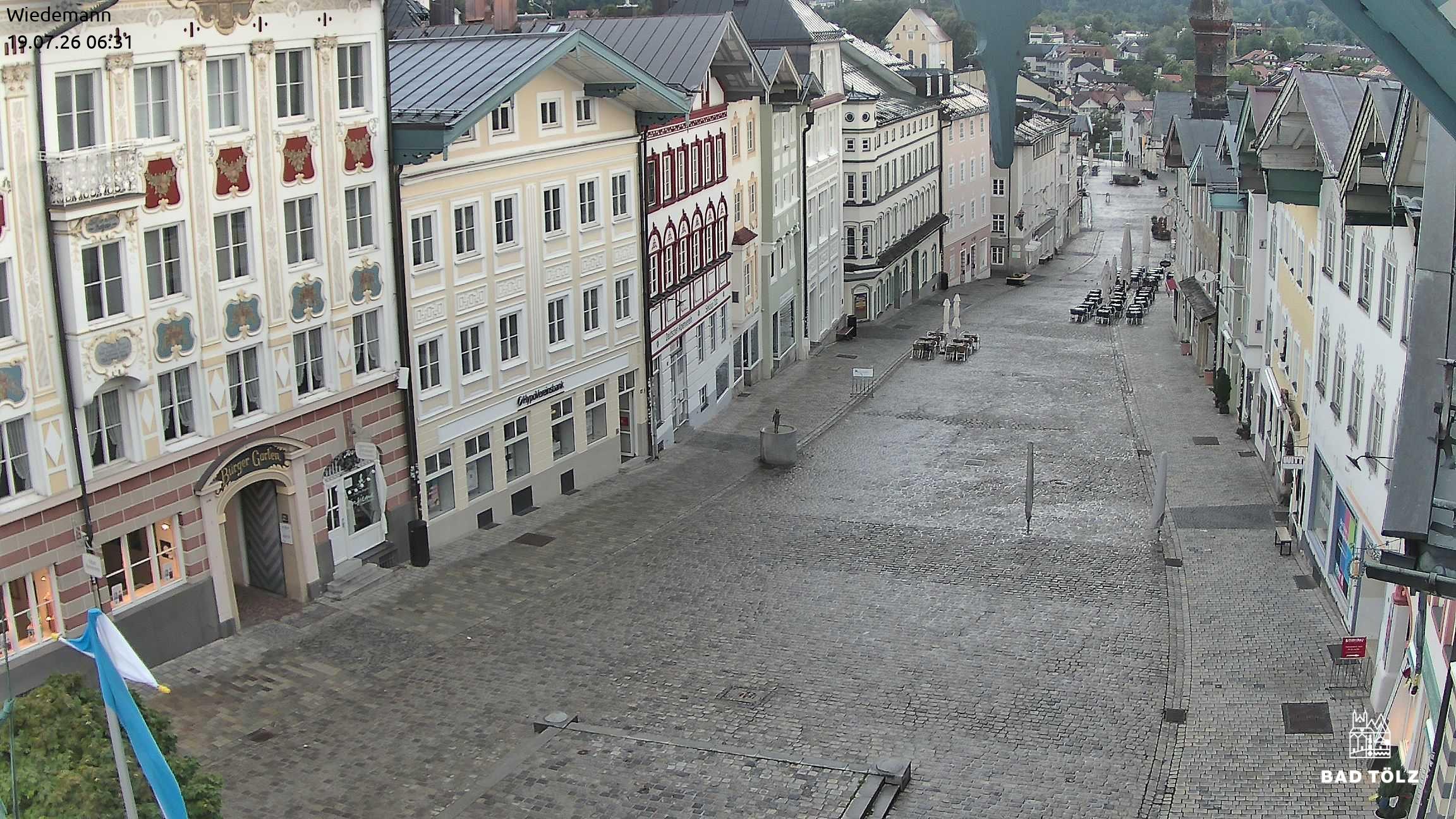 Archived image Webcam Bad Tölz - Marktstraße