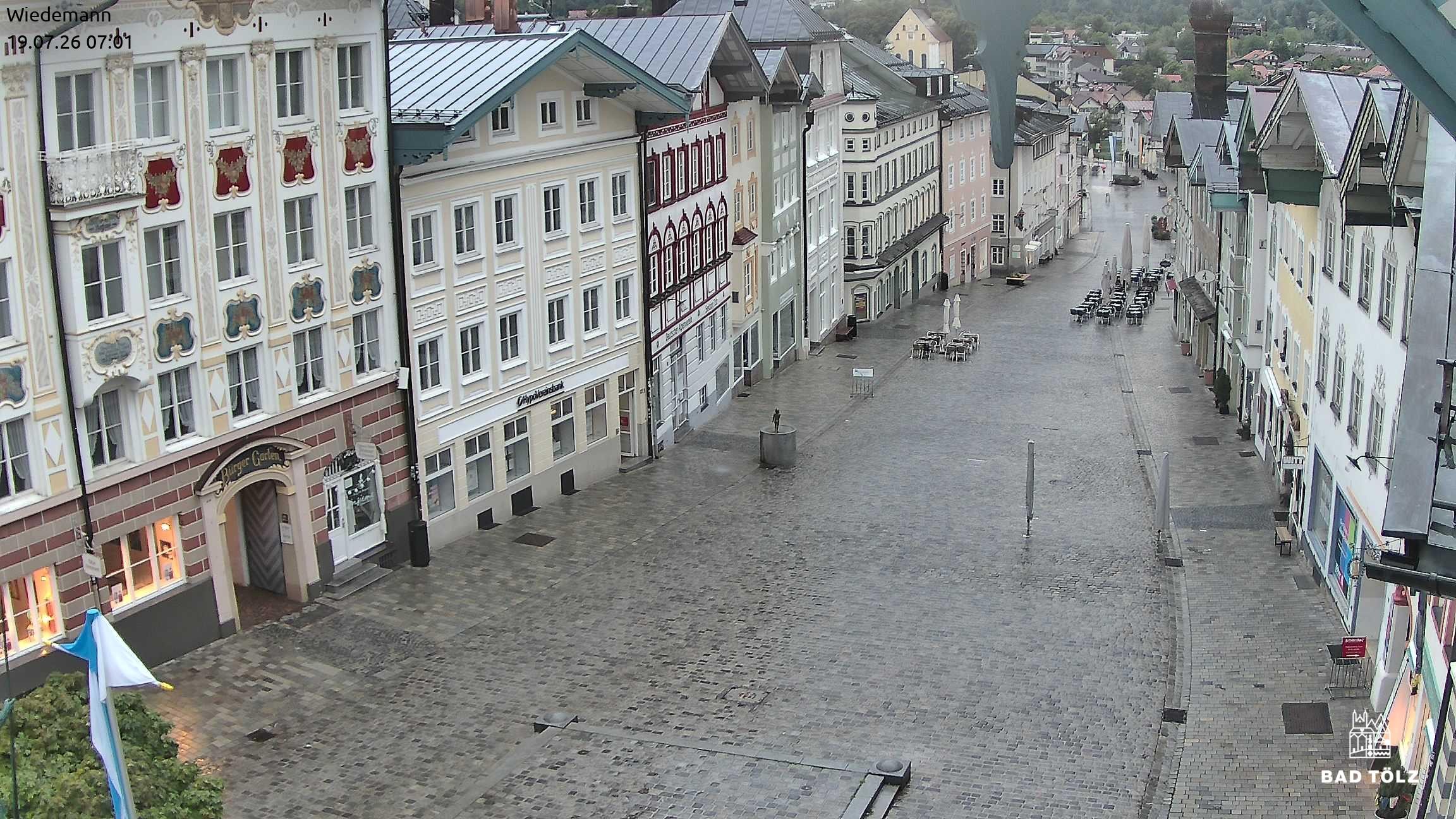 Archived image Webcam Bad Tölz - Marktstraße