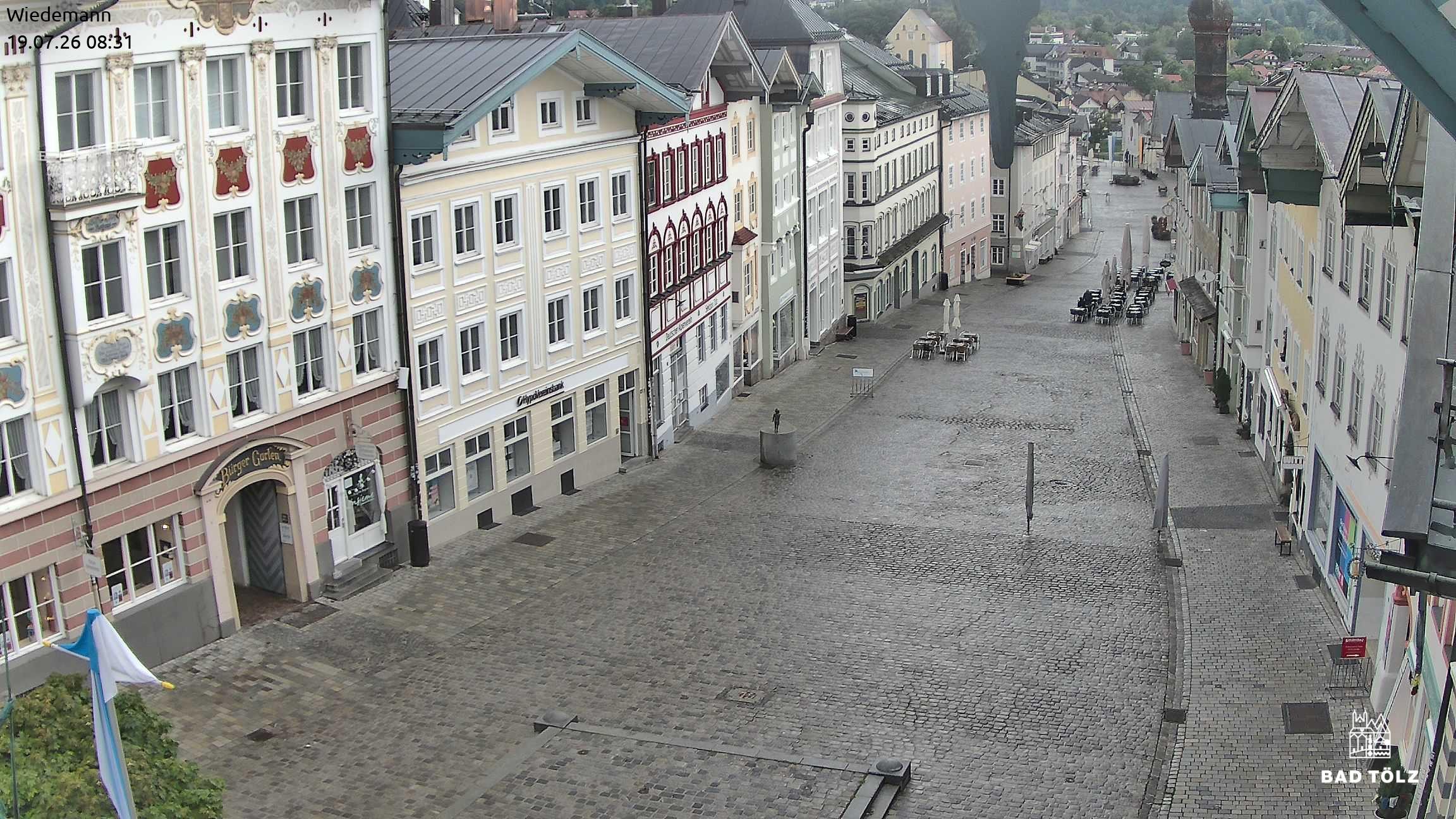 Archived image Webcam Bad Tölz - Marktstraße