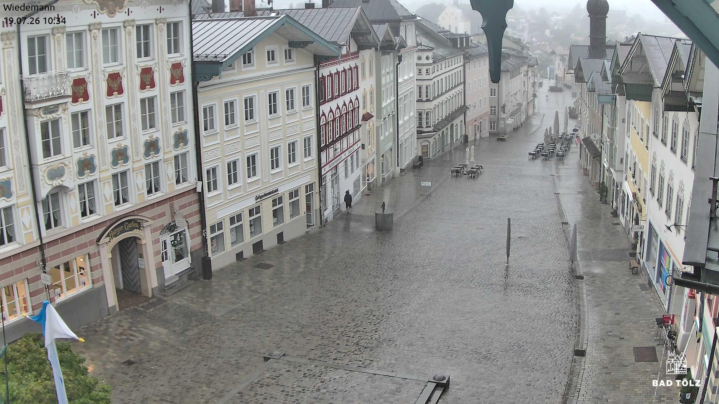 Archived image Webcam Bad Tölz - Marktstraße