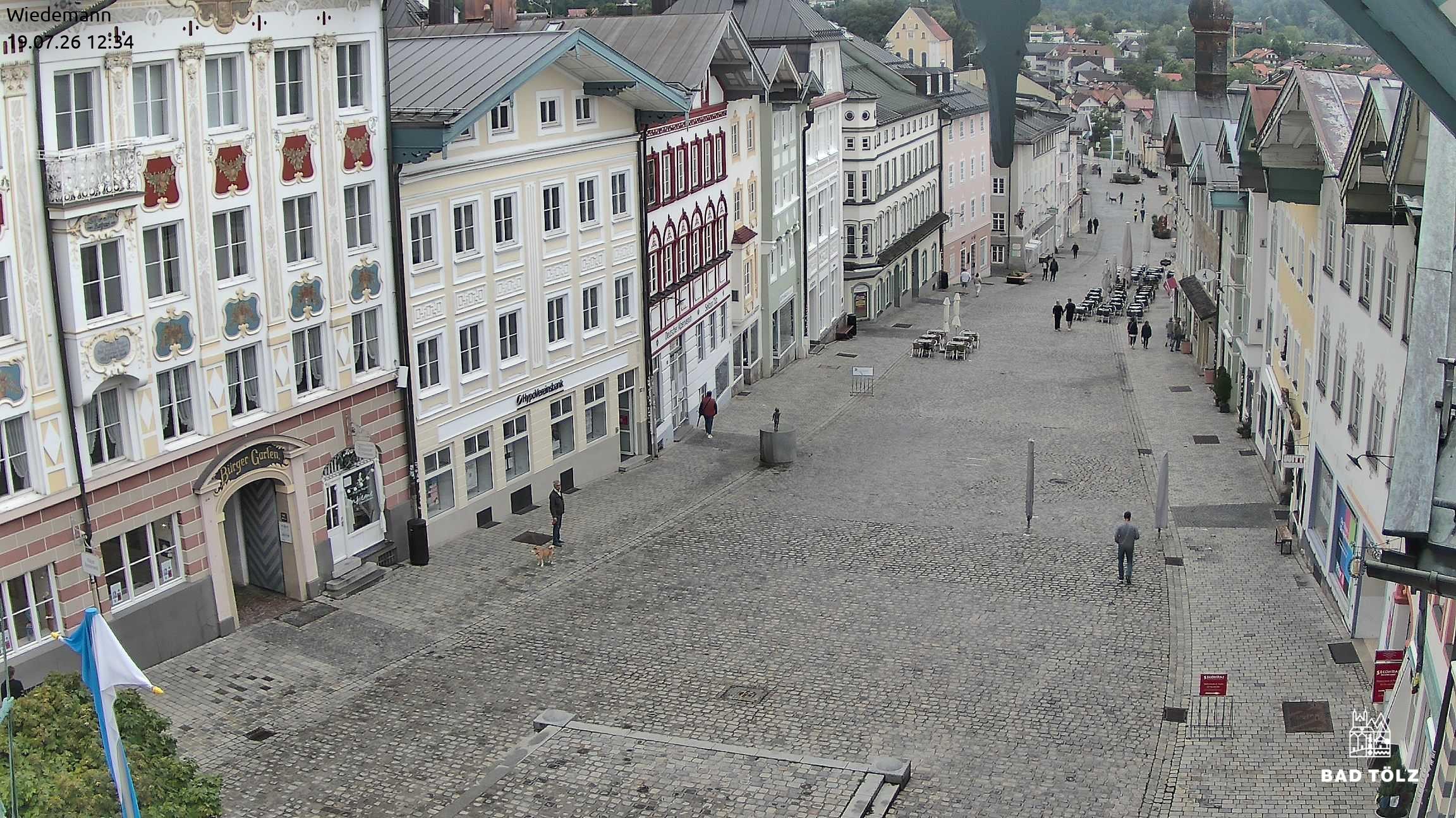 Archived image Webcam Bad Tölz - Marktstraße