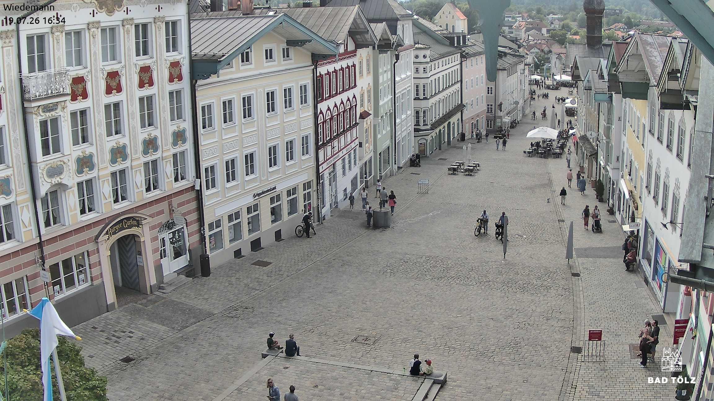 Archived image Webcam Bad Tölz - Marktstraße