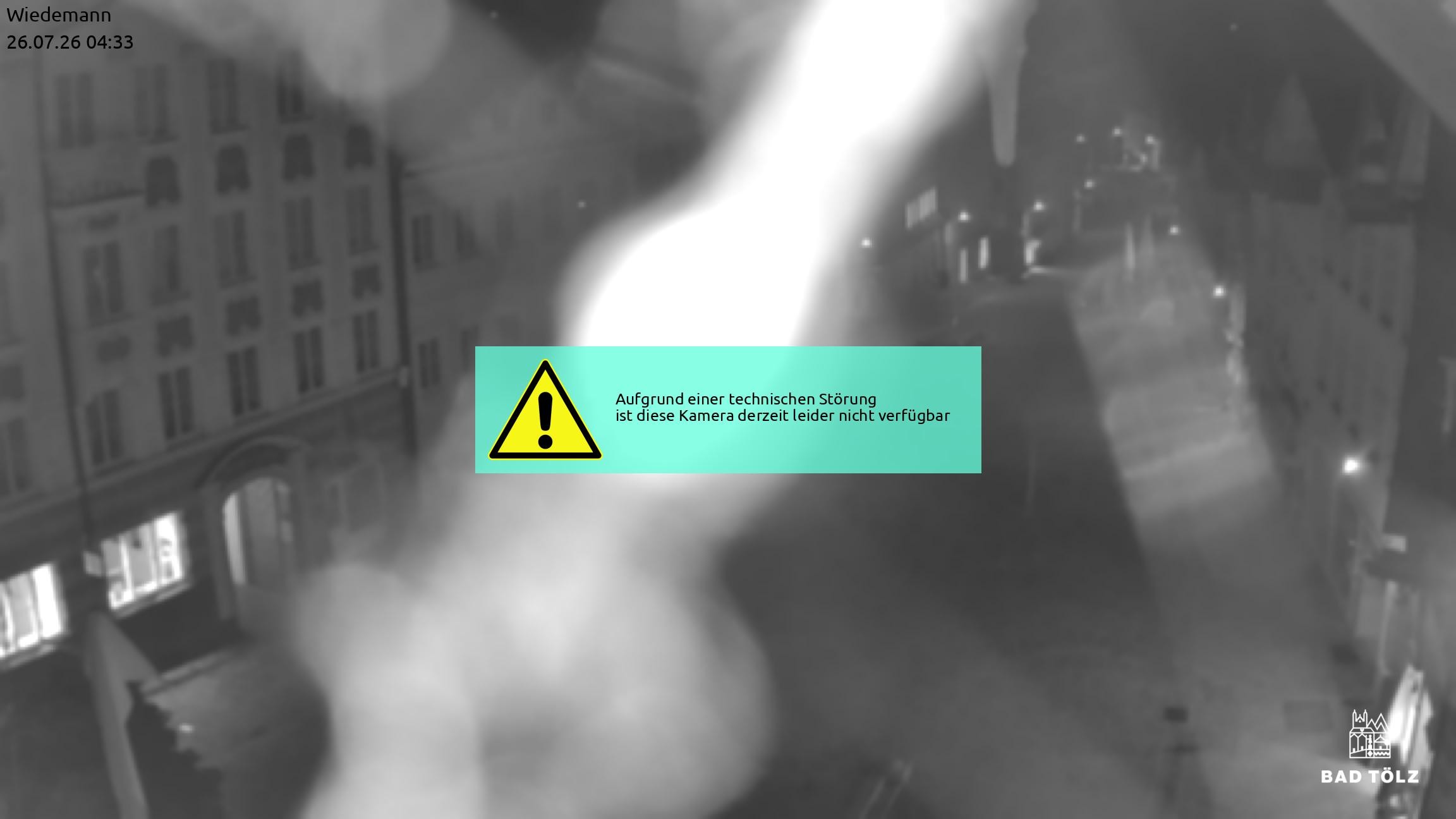 Archiv Foto Webcam Obere Marktstraße Bad Tölz