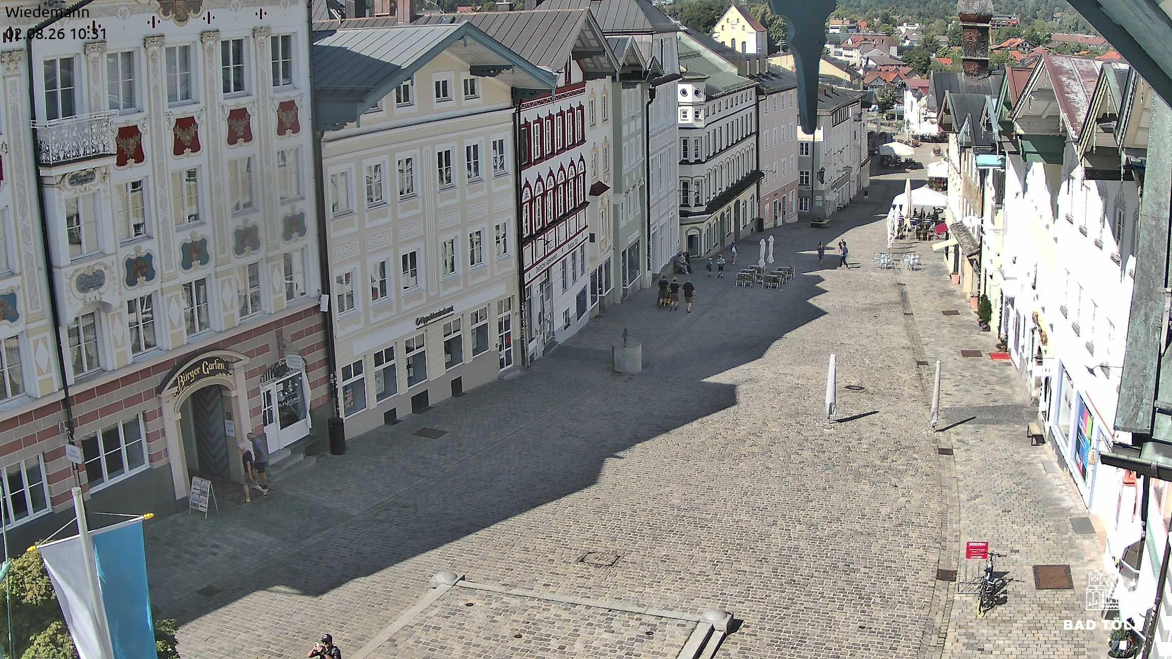 Archiv Foto Webcam Obere Marktstraße Bad Tölz