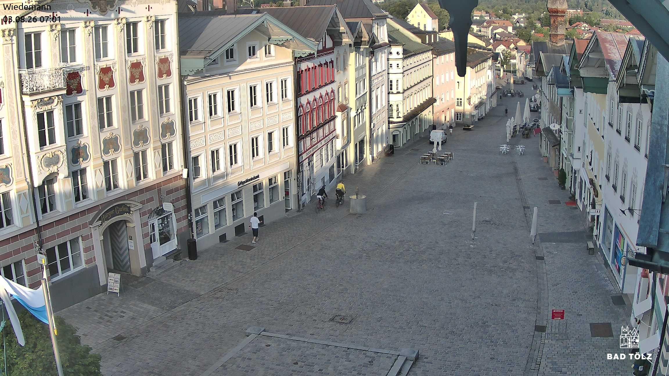 Archiv Foto Webcam Obere Marktstraße Bad Tölz