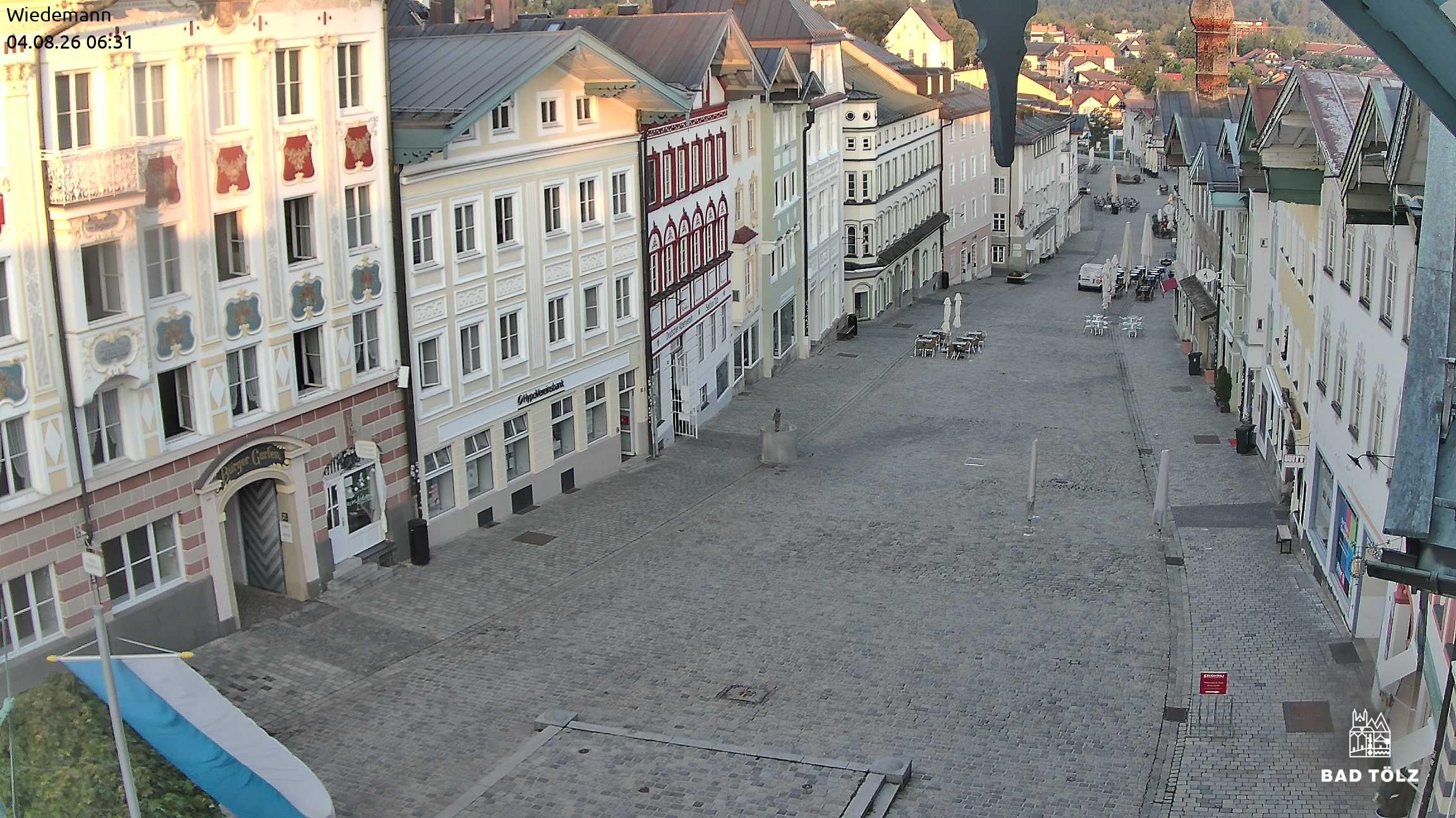 Archiv Foto Webcam Obere Marktstraße Bad Tölz