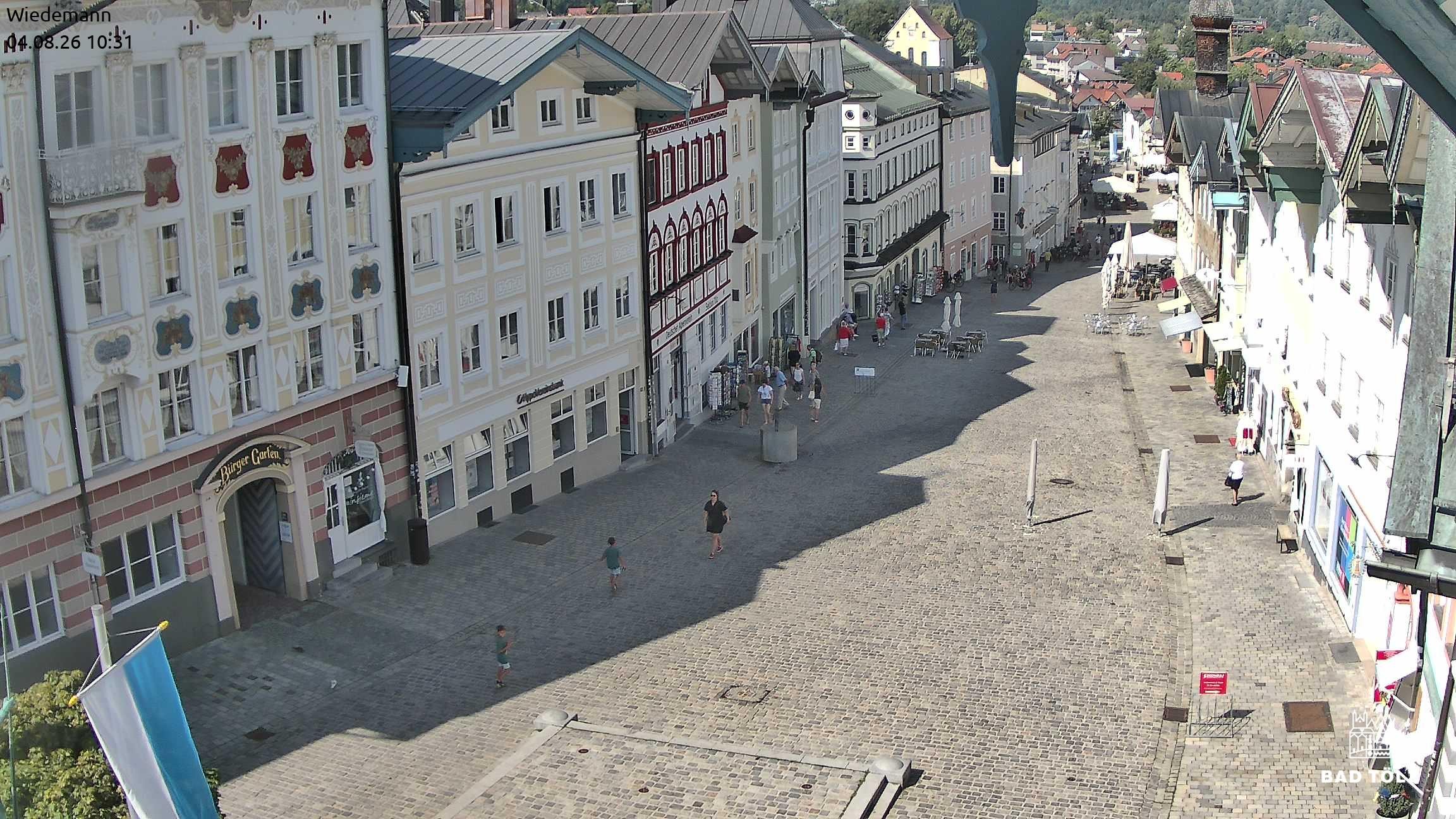 Archiv Foto Webcam Obere Marktstraße Bad Tölz