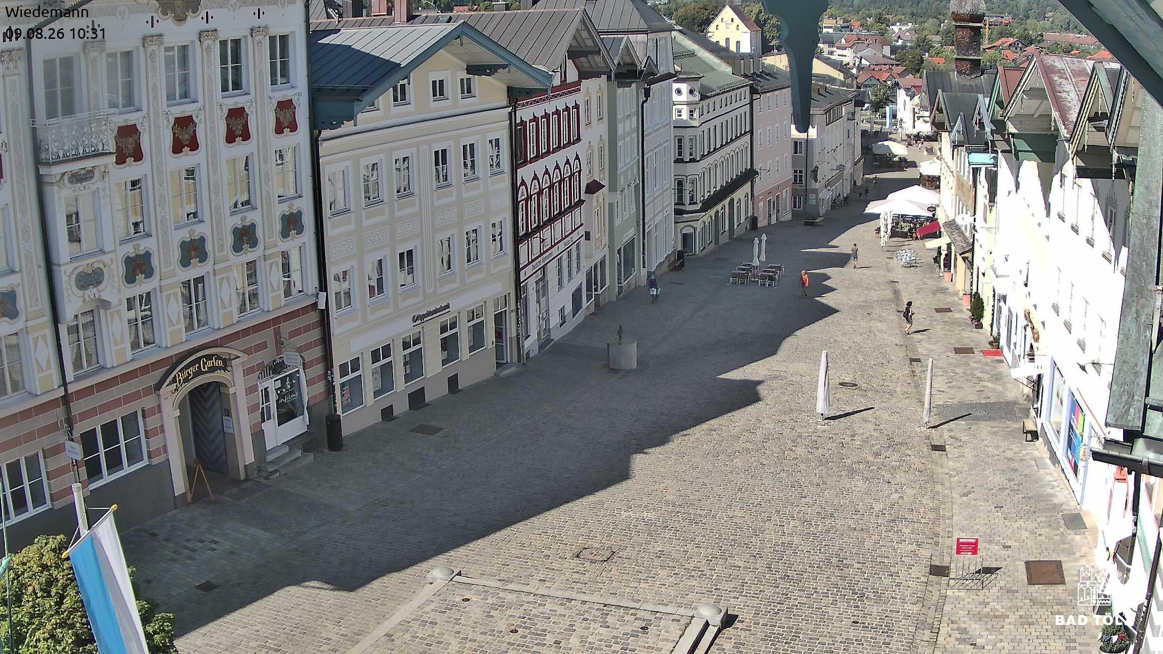 Archiv Foto Webcam Obere Marktstraße Bad Tölz