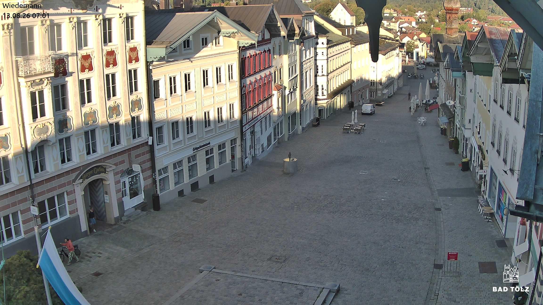 Archiv Foto Webcam Obere Marktstraße Bad Tölz