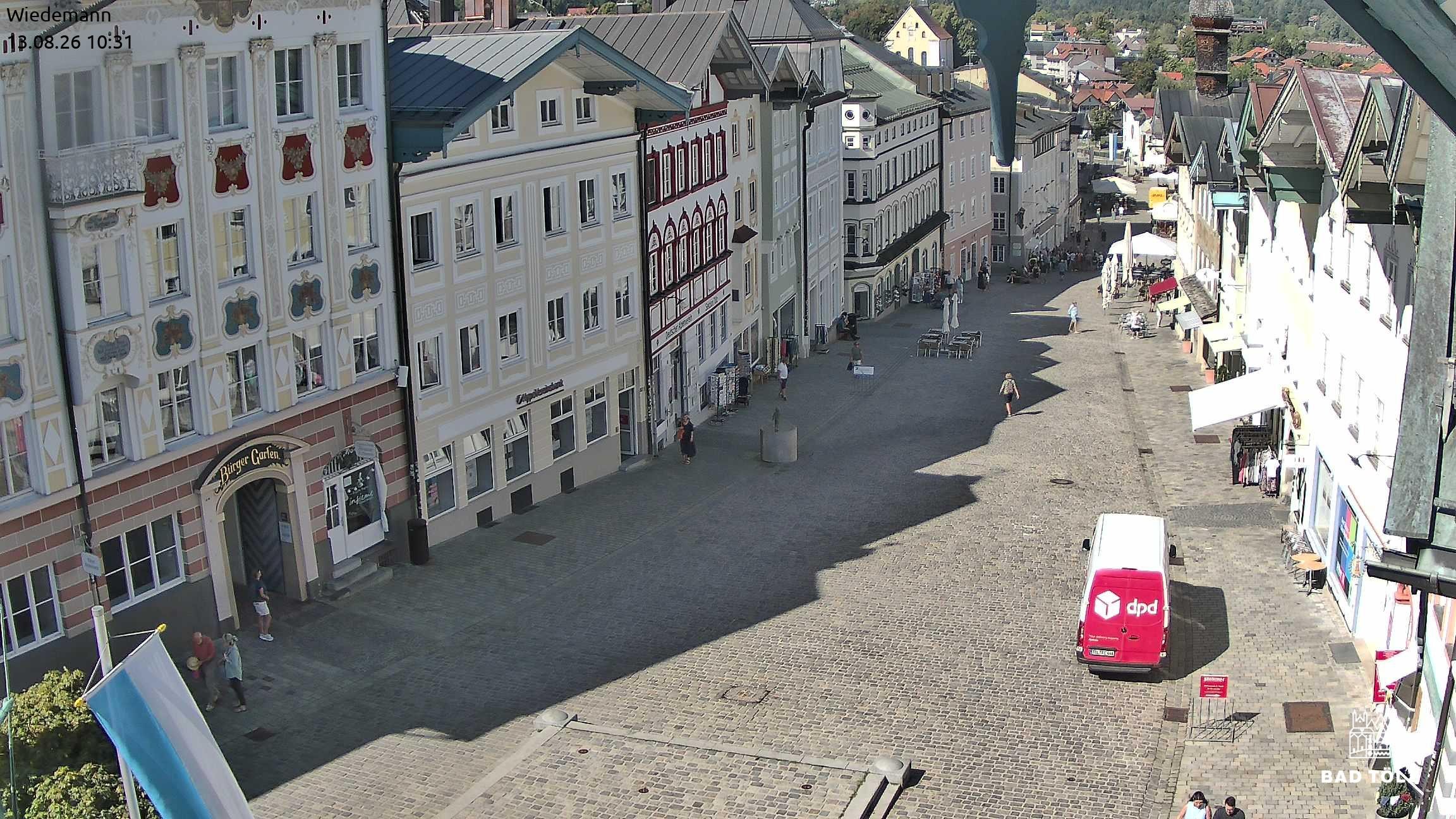 Archiv Foto Webcam Obere Marktstraße Bad Tölz