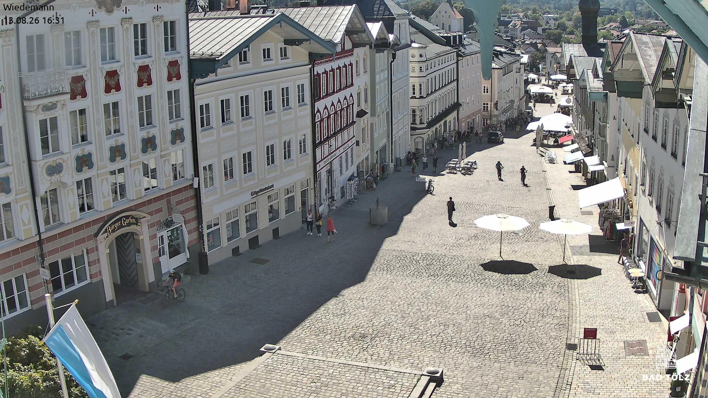 Archived image Webcam Bad Tölz - Marktstraße