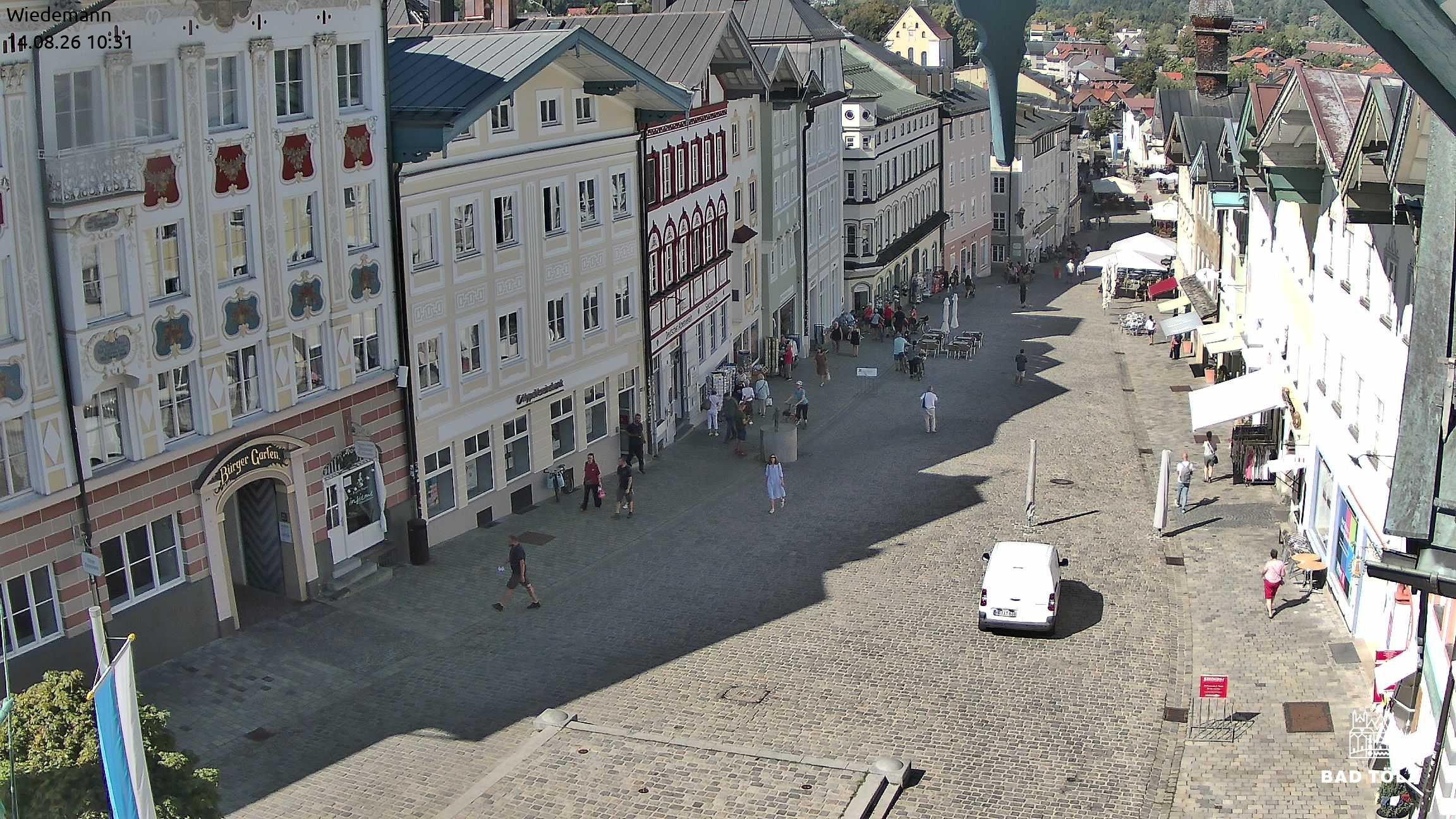 Archiv Foto Webcam Obere Marktstraße Bad Tölz