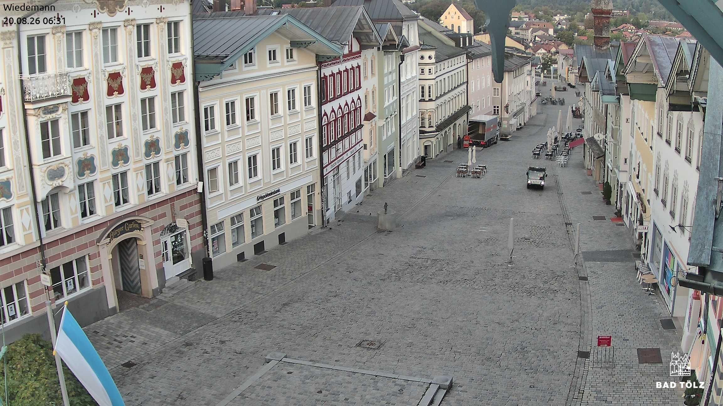 Archiv Foto Webcam Obere Marktstraße Bad Tölz