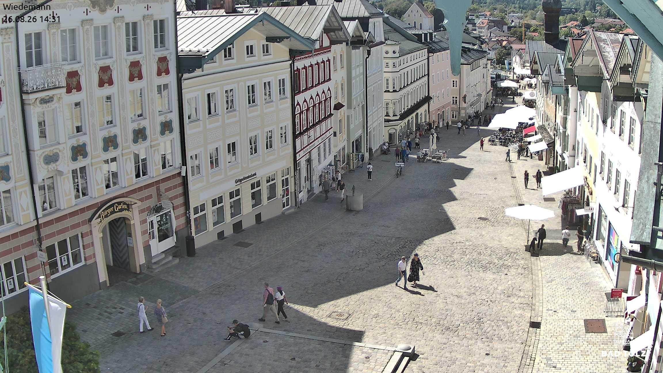 Archived image Webcam Bad Tölz - Marktstraße