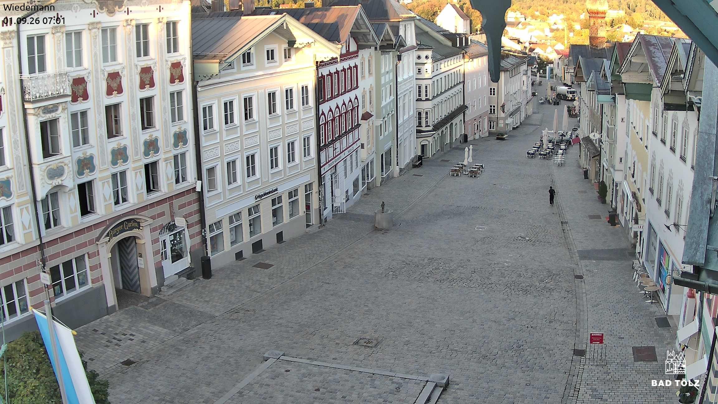 Archiv Foto Webcam Obere Marktstraße Bad Tölz