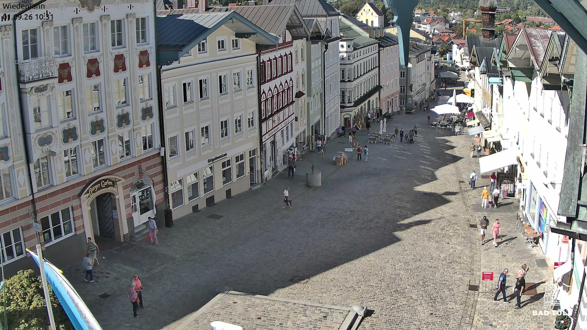 Archiv Foto Webcam Obere Marktstraße Bad Tölz