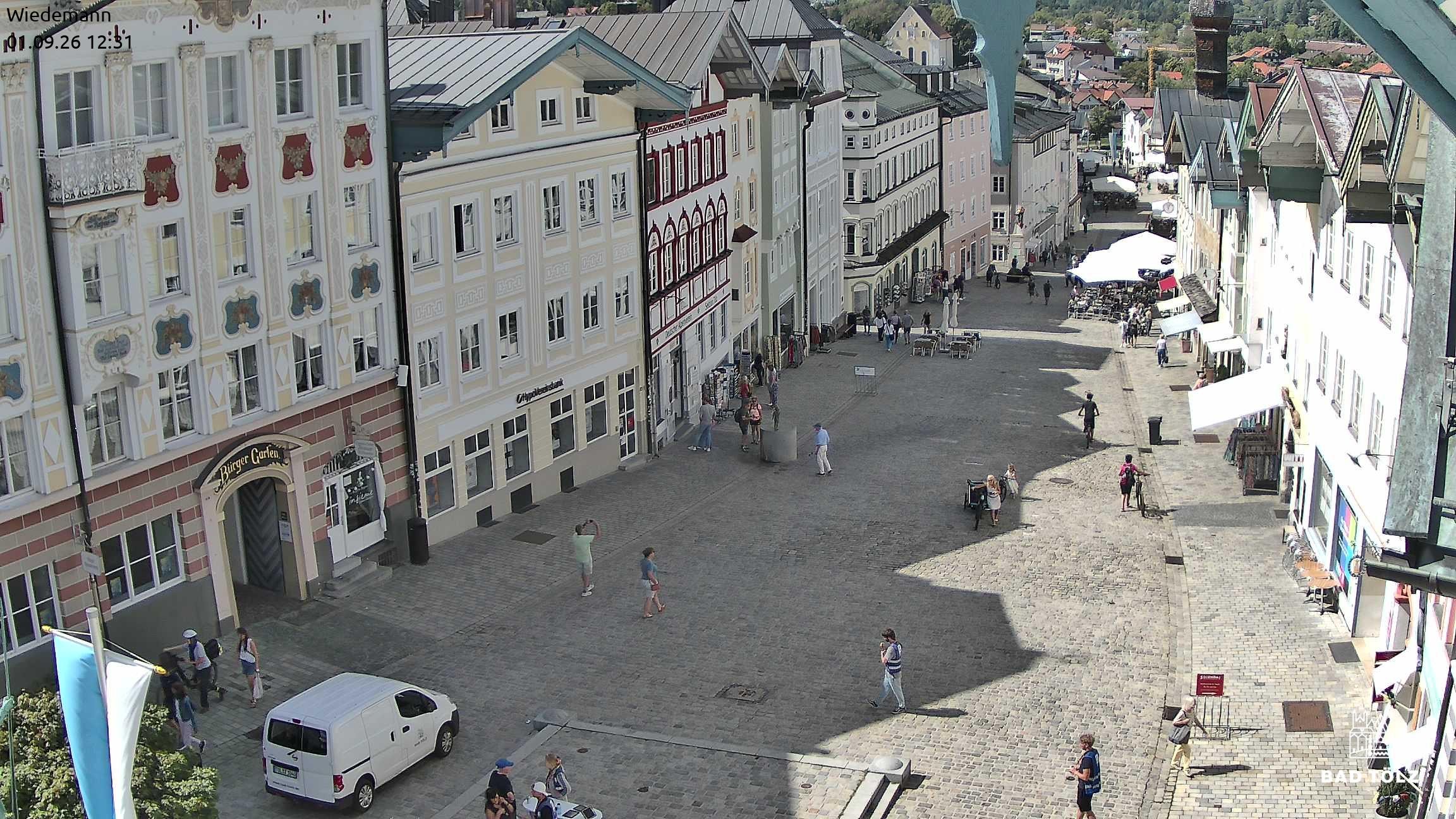 Archiv Foto Webcam Obere Marktstraße Bad Tölz
