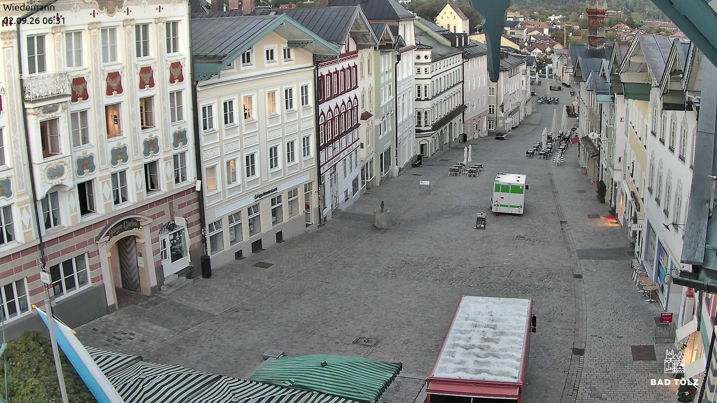 Archiv Foto Webcam Obere Marktstraße Bad Tölz