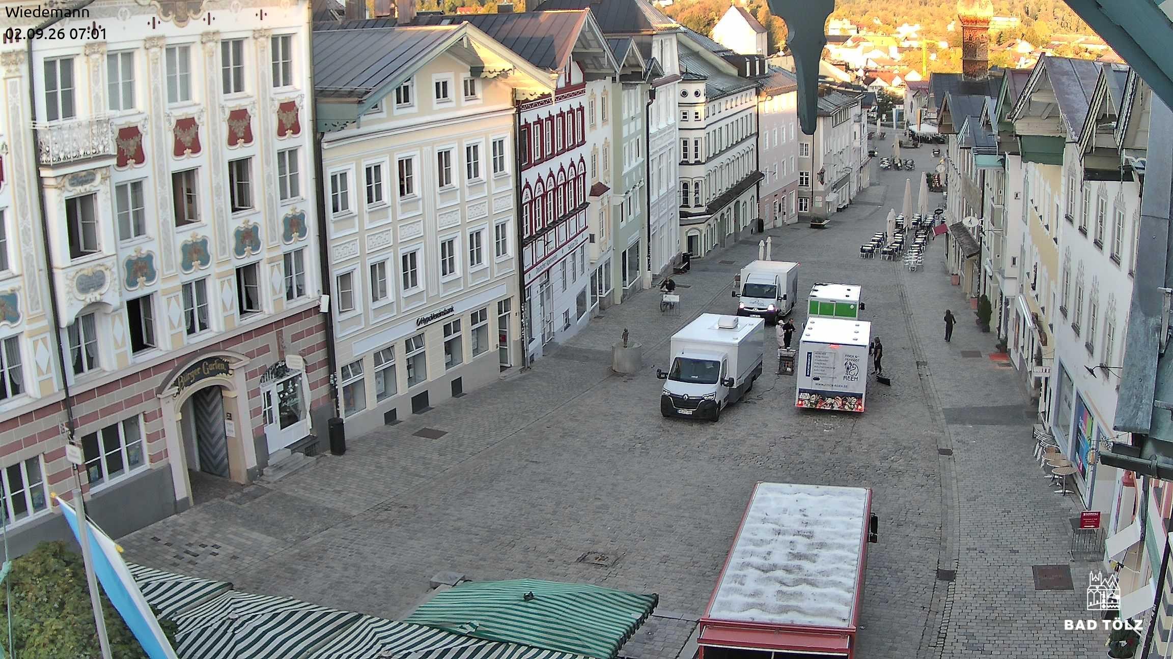 Archiv Foto Webcam Obere Marktstraße Bad Tölz