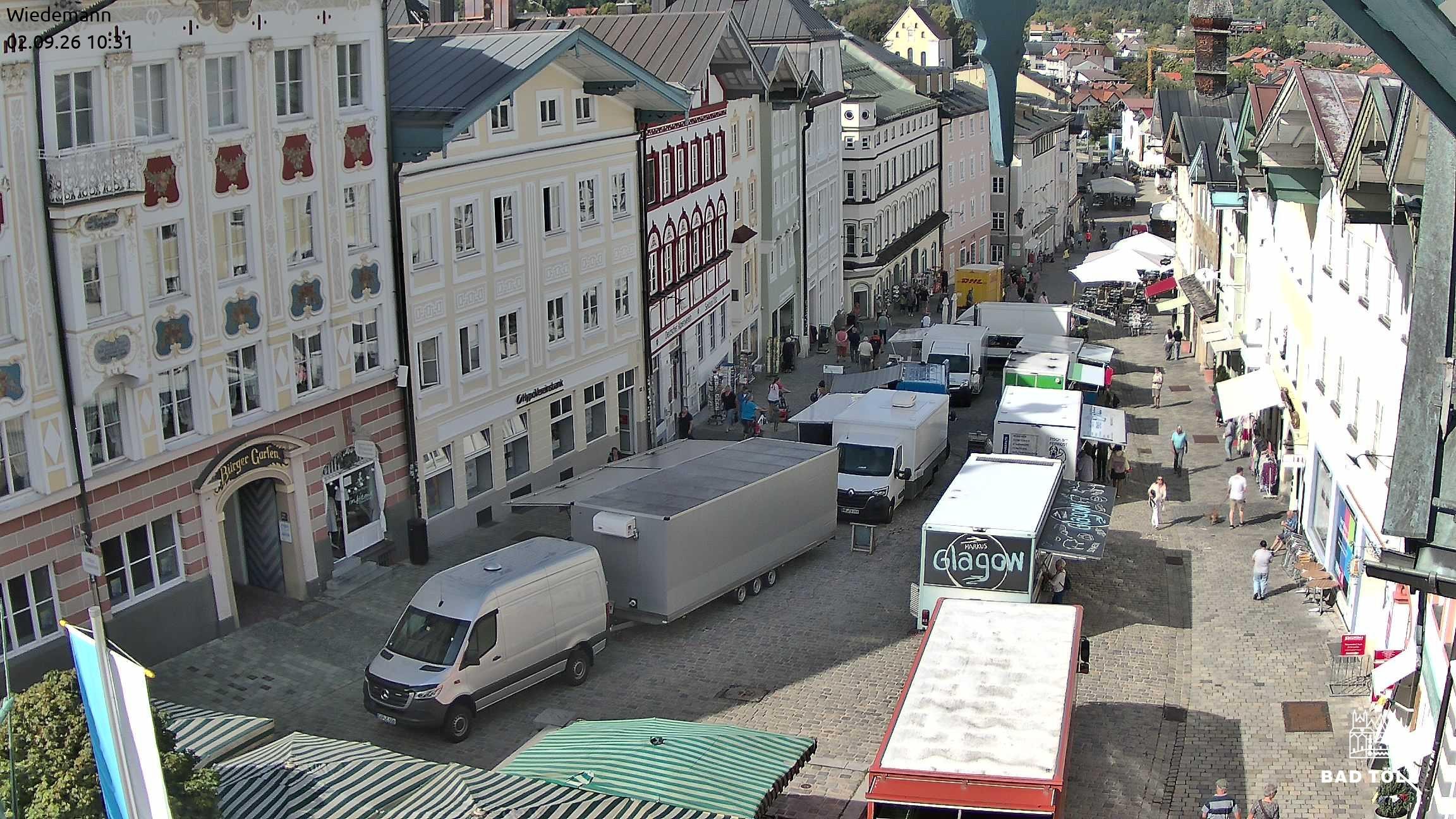 Archiv Foto Webcam Obere Marktstraße Bad Tölz