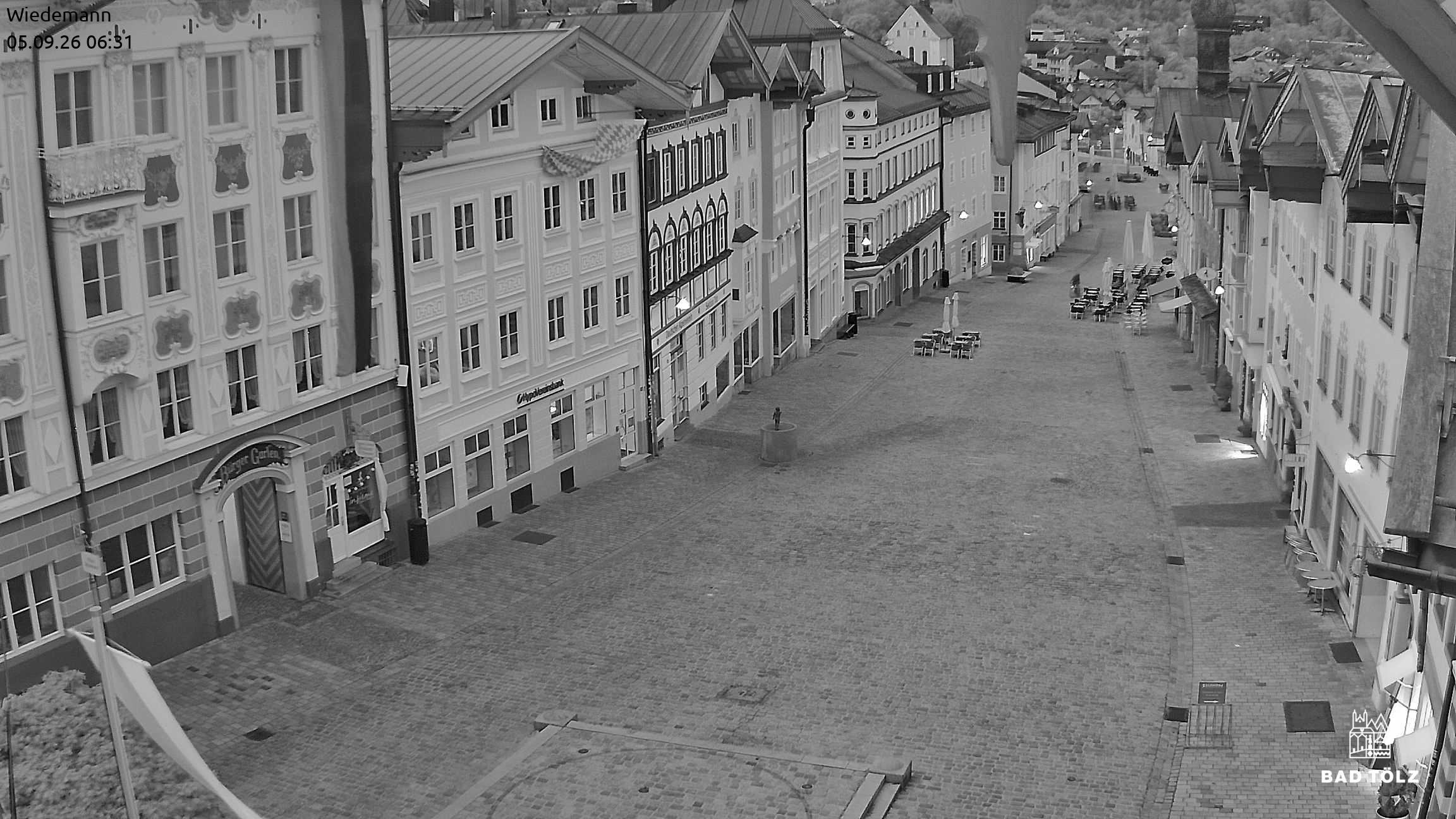 Archiv Foto Webcam Obere Marktstraße Bad Tölz
