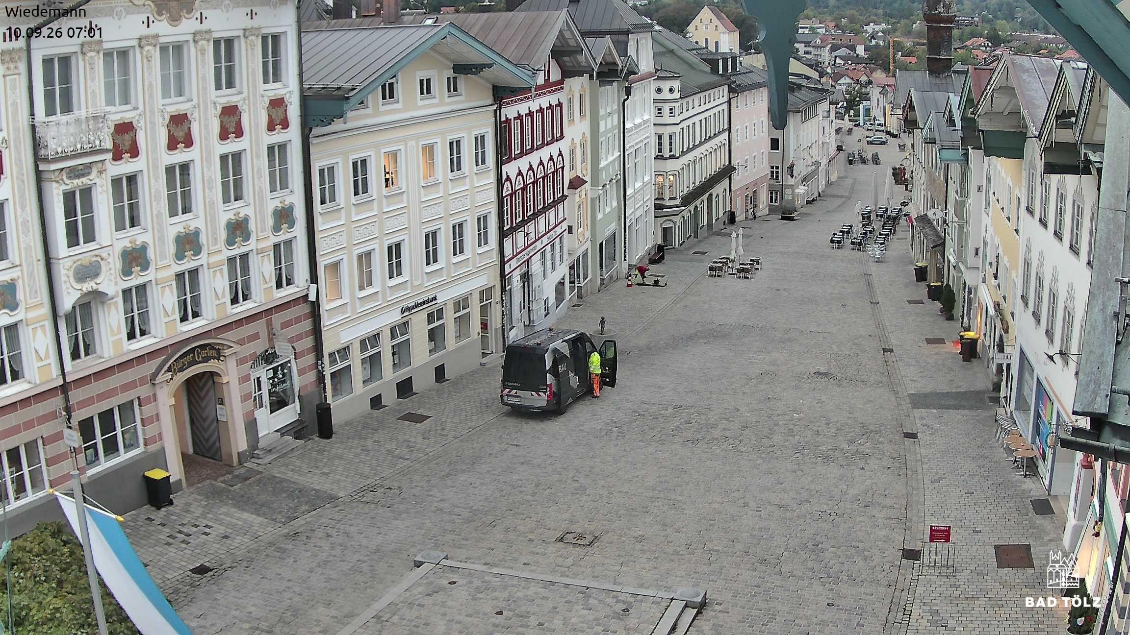 Archived image Webcam Bad Tölz - Marktstraße