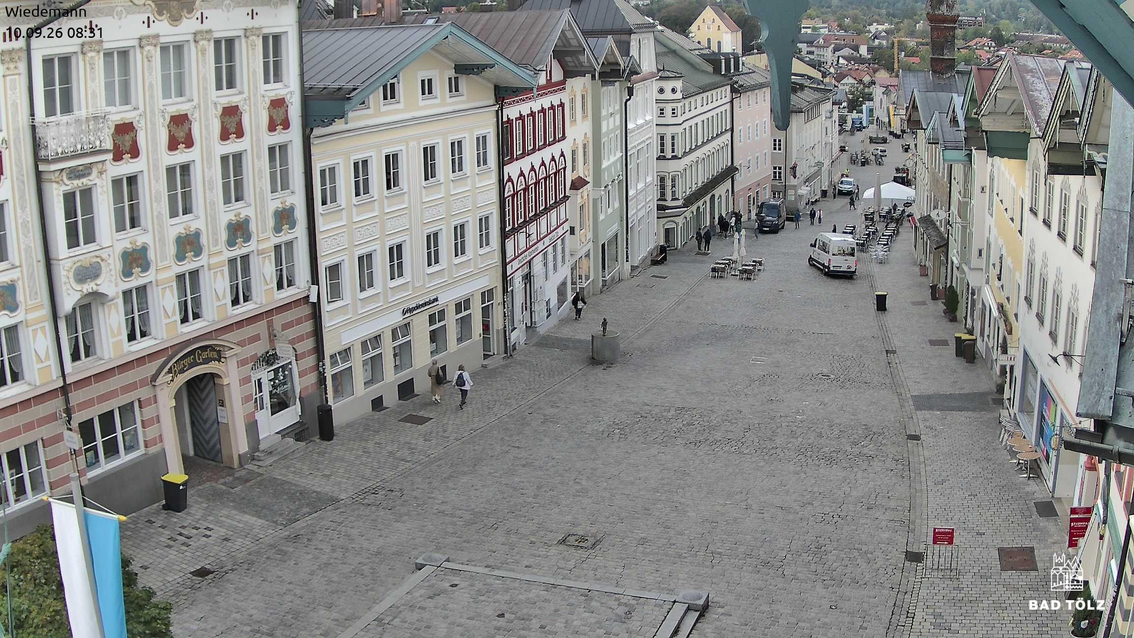 Archived image Webcam Bad Tölz - Marktstraße