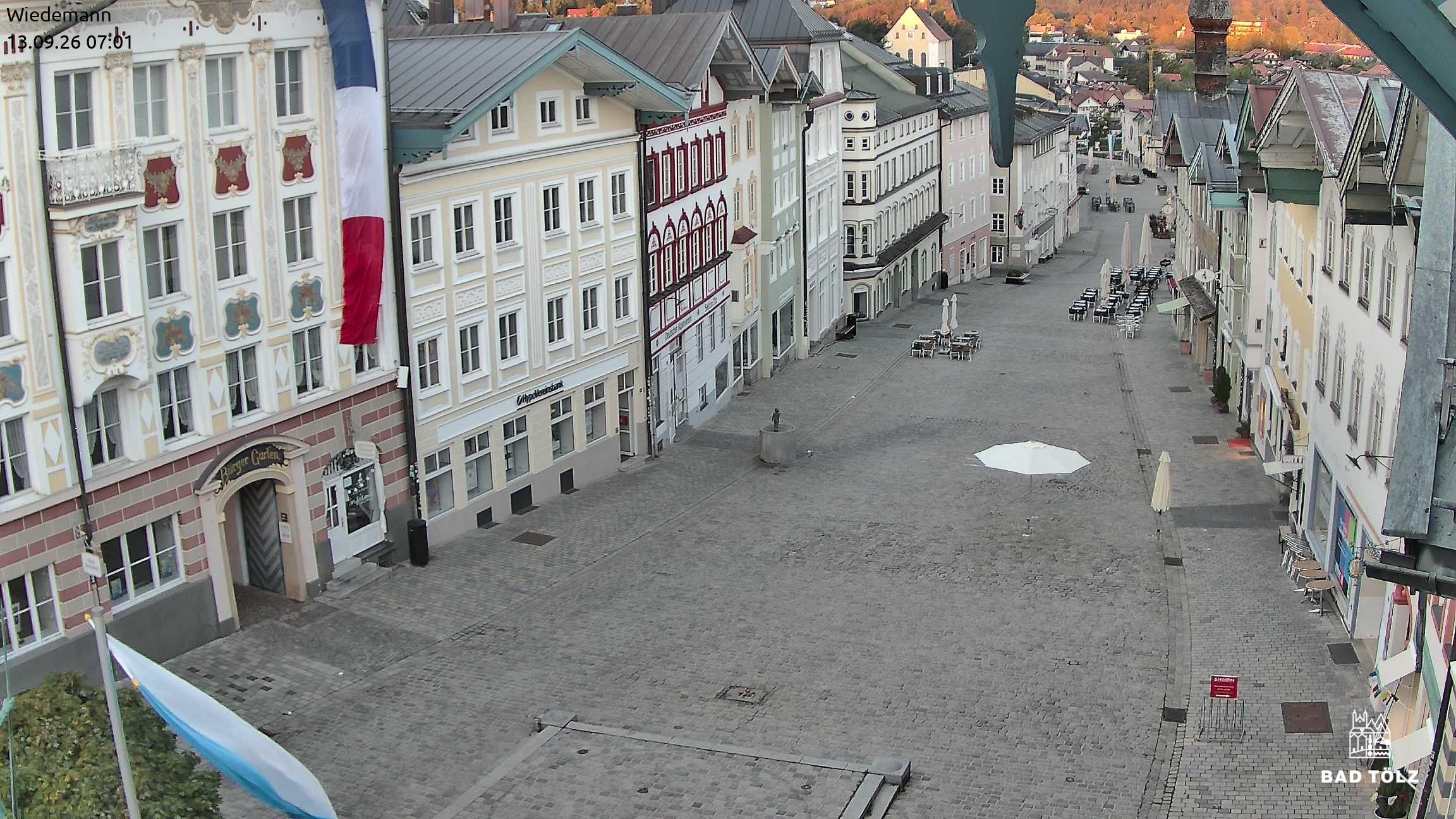 Archived image Webcam Bad Tölz - Marktstraße