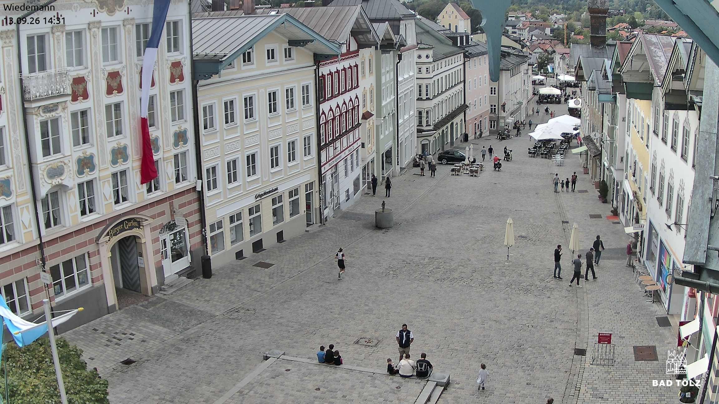 Archived image Webcam Bad Tölz - Marktstraße