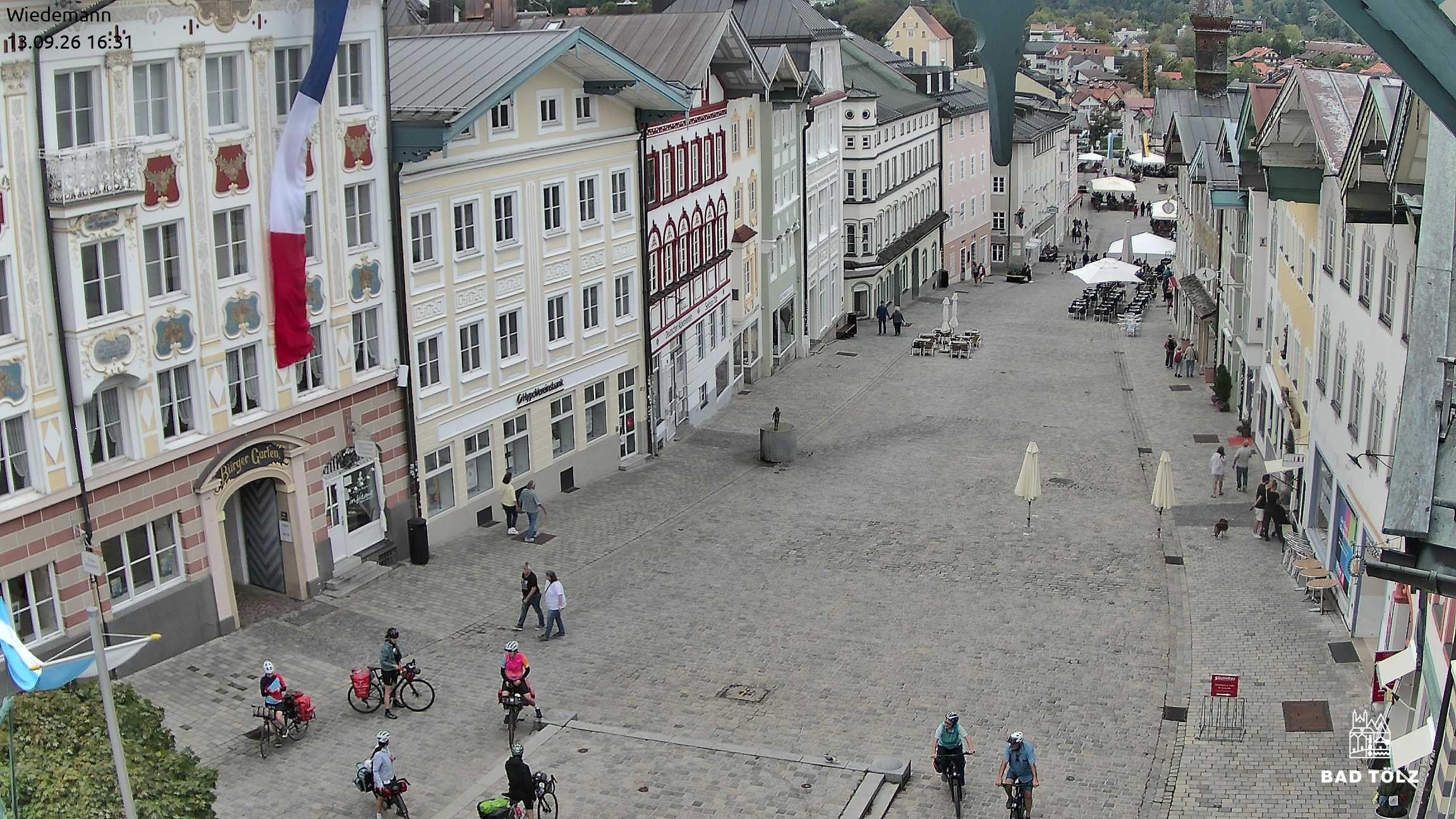 Archived image Webcam Bad Tölz - Marktstraße