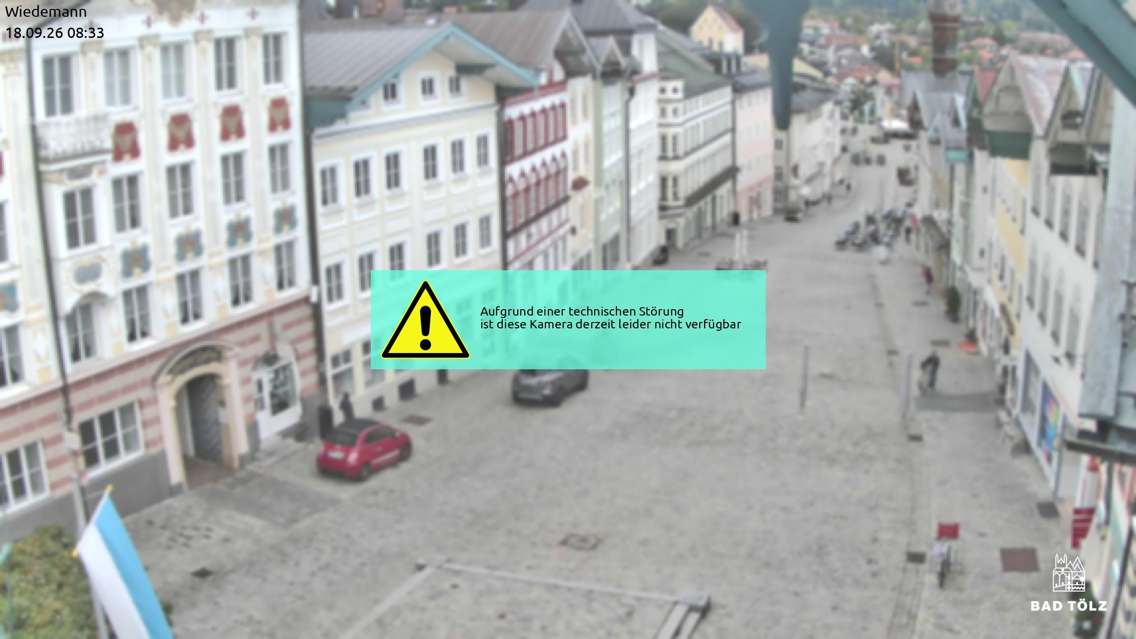 Archiv Foto Webcam Obere Marktstraße Bad Tölz
