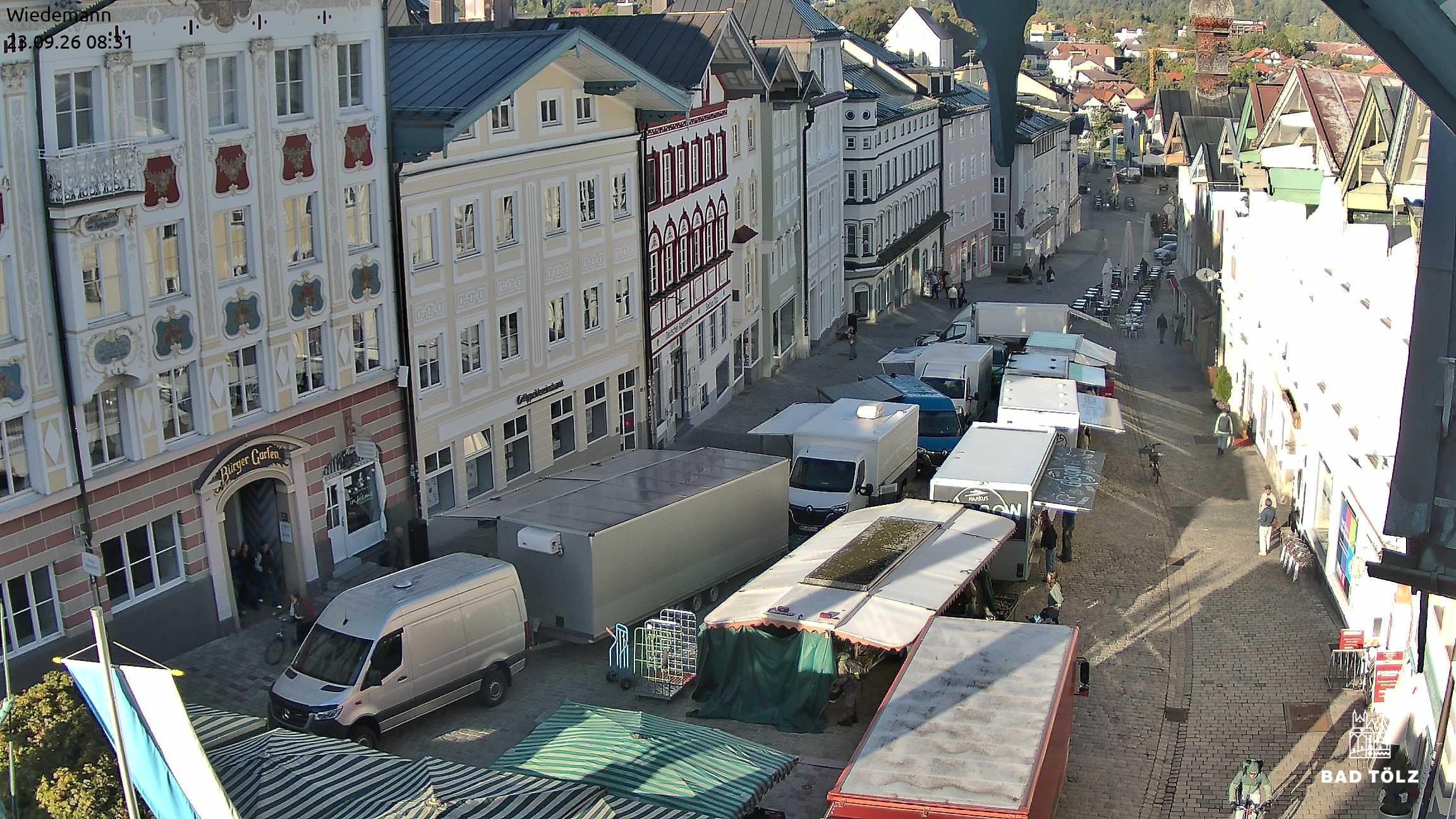 Archived image Webcam Bad Tölz - Marktstraße