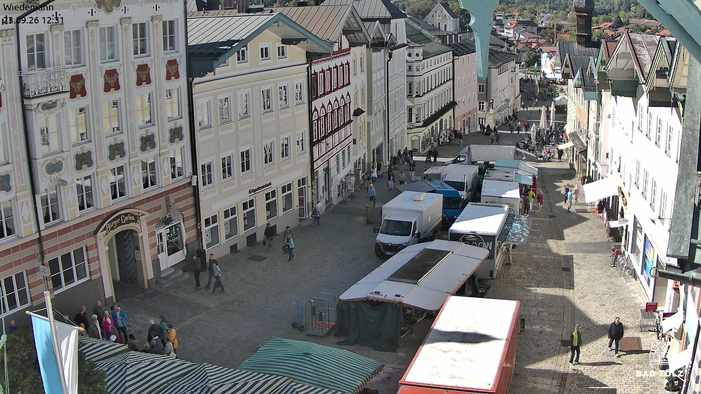 Archived image Webcam Bad Tölz - Marktstraße