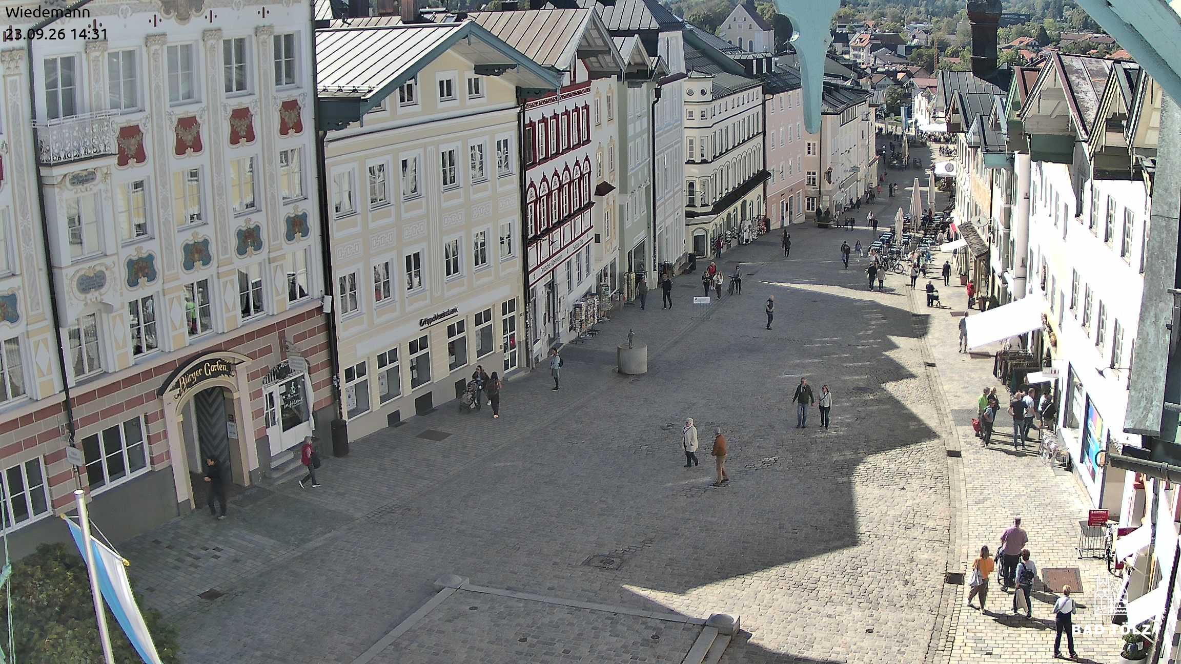 Archived image Webcam Bad Tölz - Marktstraße