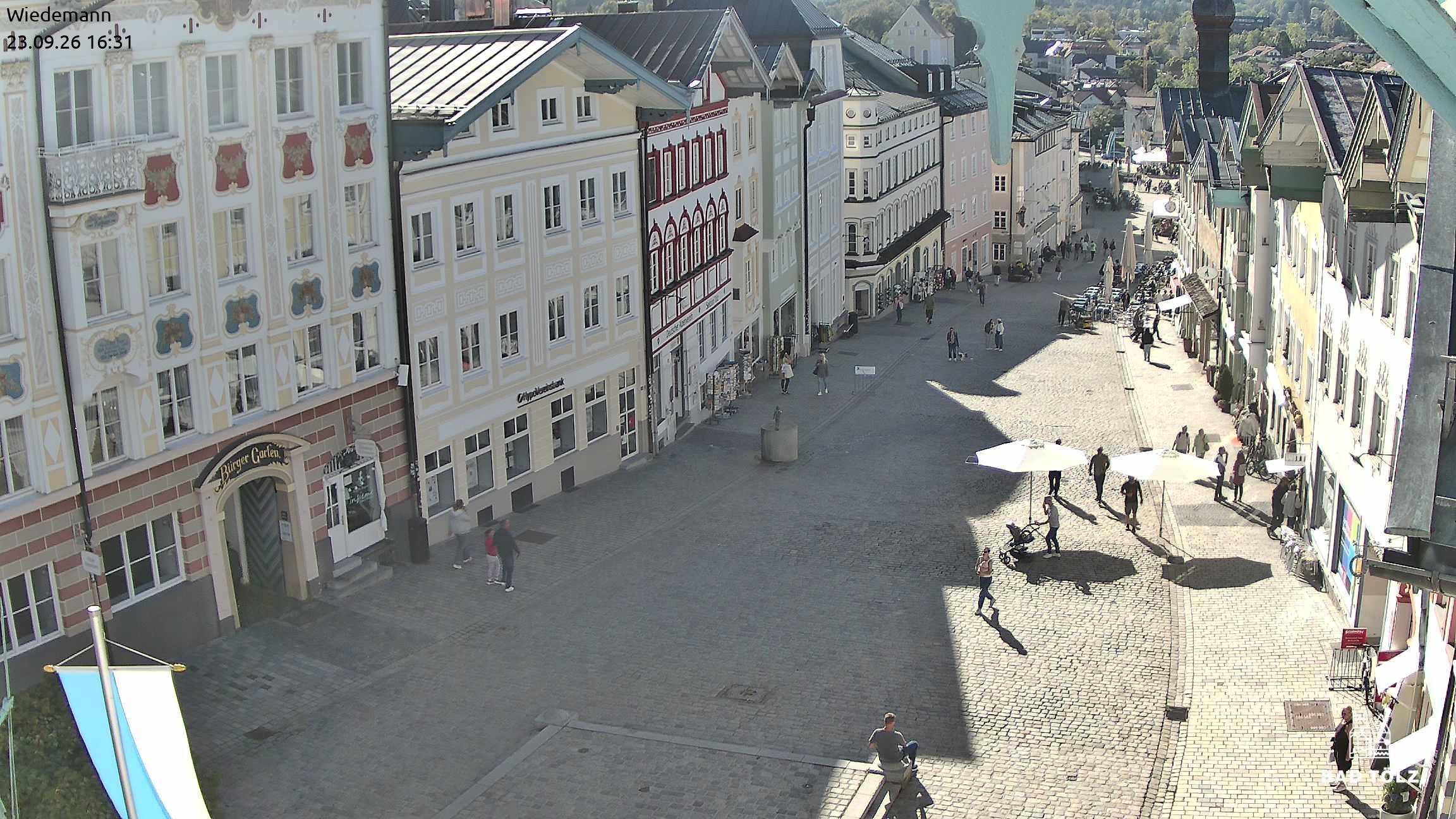 Archived image Webcam Bad Tölz - Marktstraße