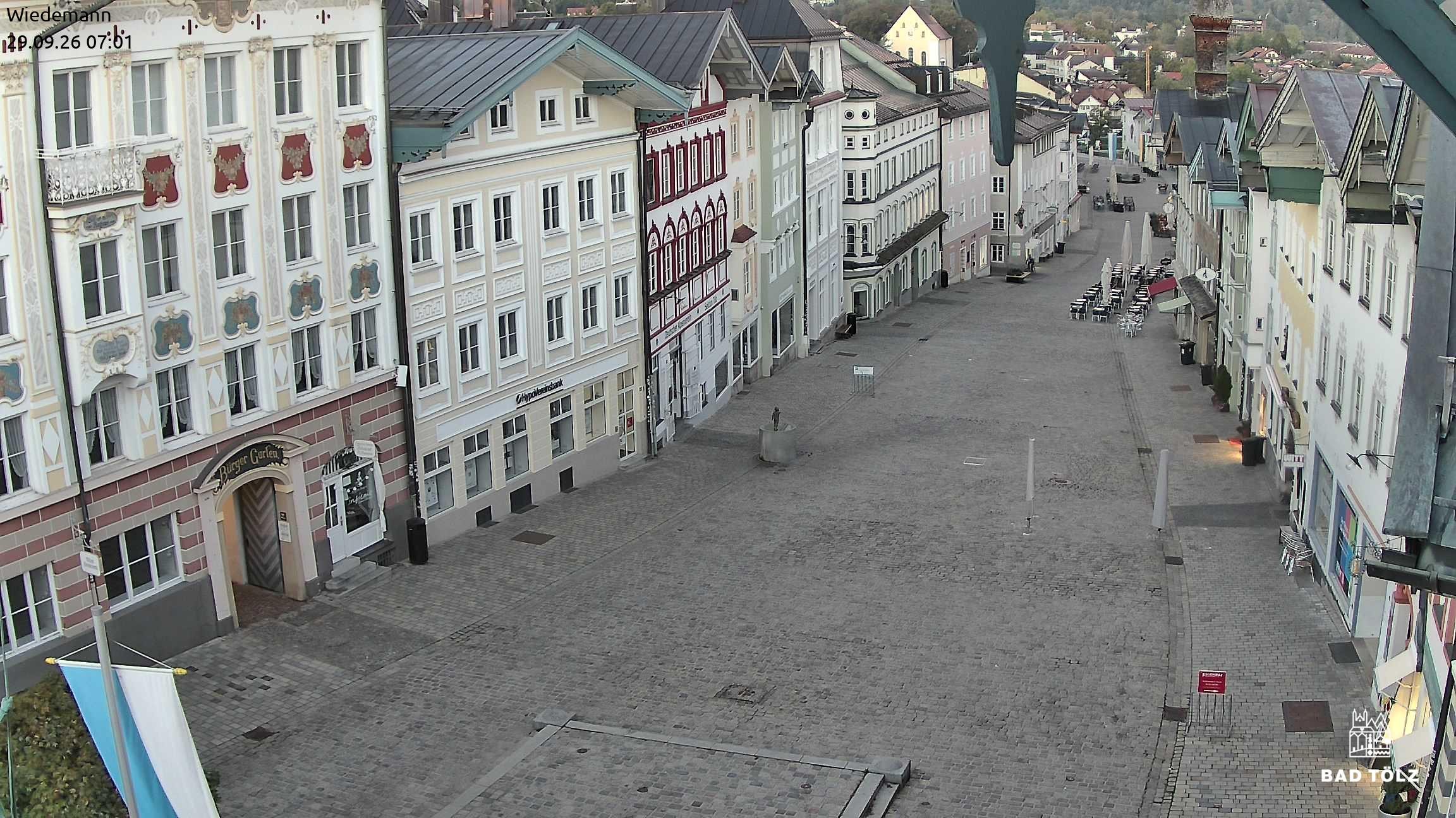 Archived image Webcam Bad Tölz - Marktstraße