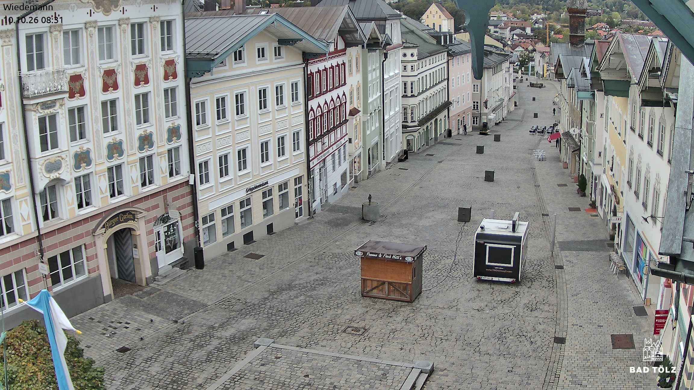 Archived image Webcam Bad Tölz - Marktstraße